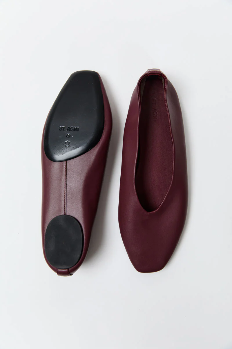Soft Glove Ballet Flat - Plum