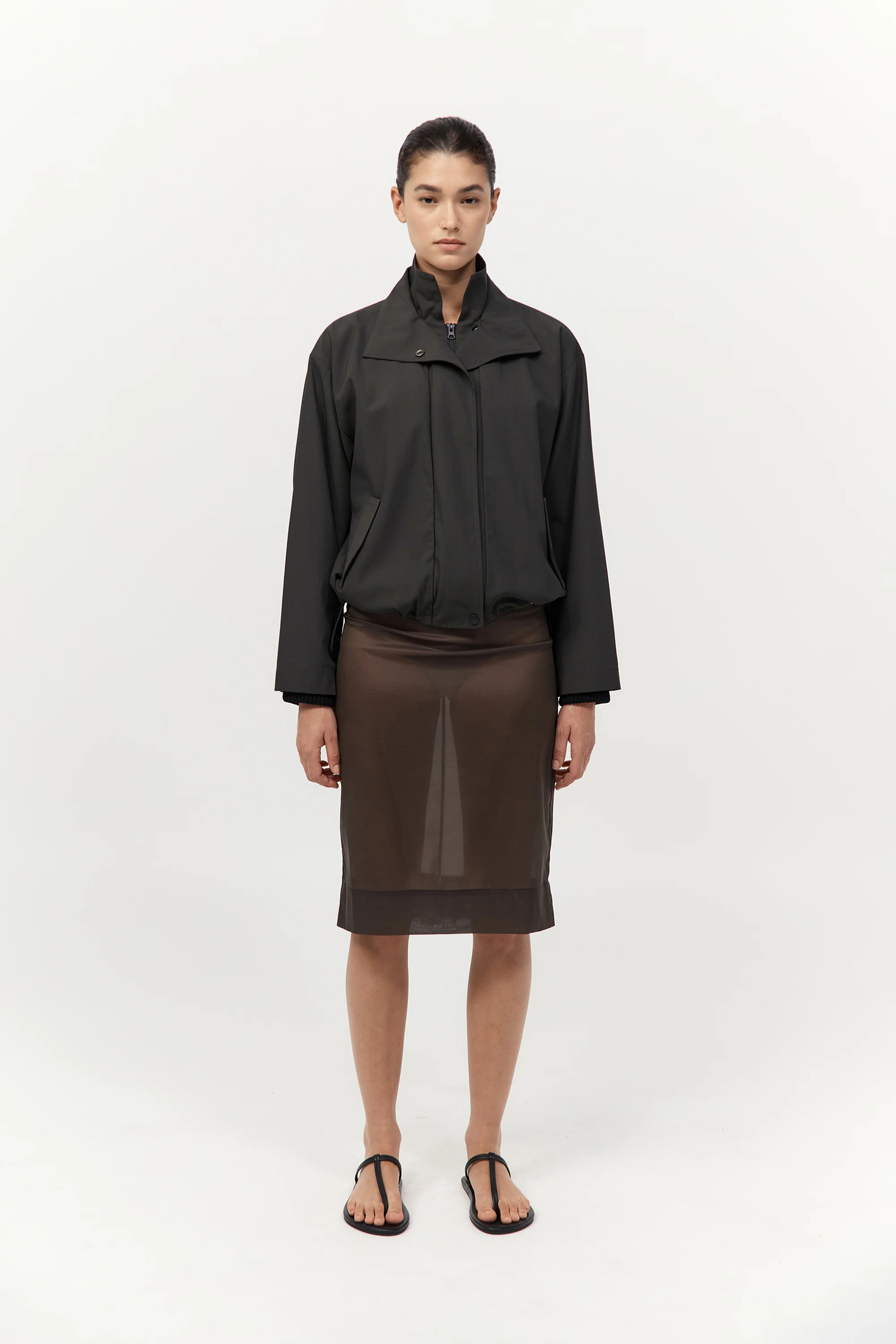 Flight Jacket - Black Olive