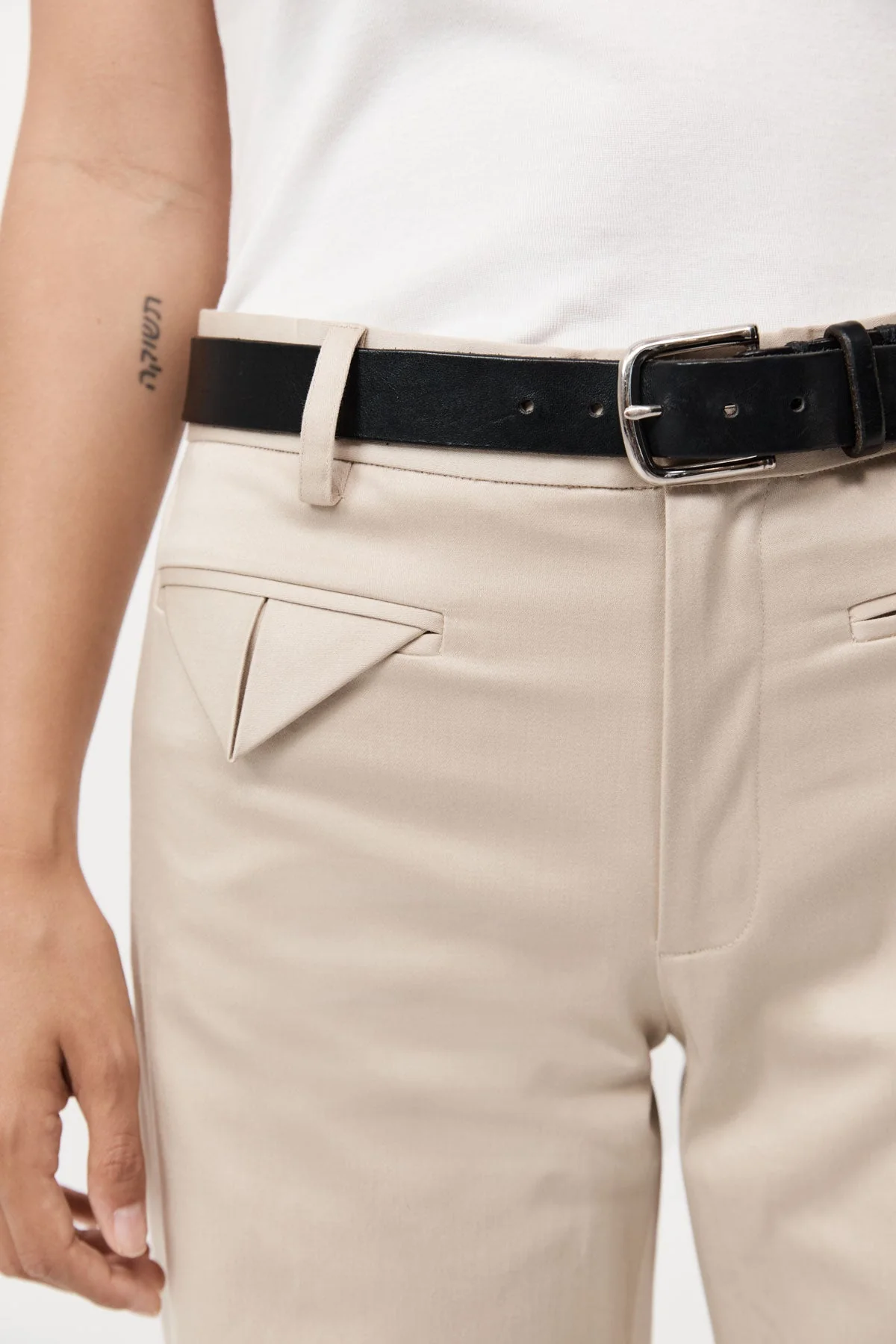 Origami Pocket Trousers - Champagne