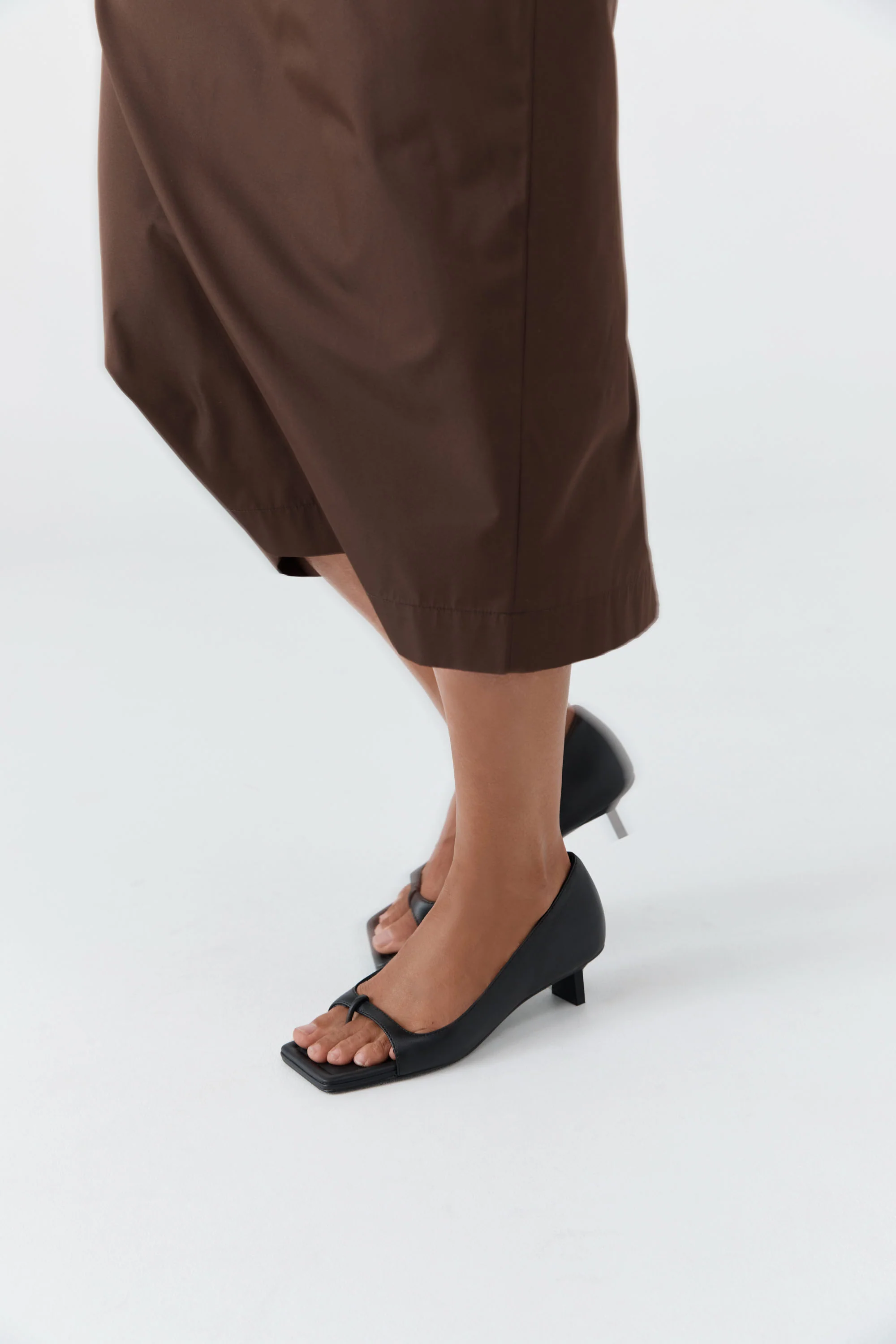 90s Square Toe Heel - Black