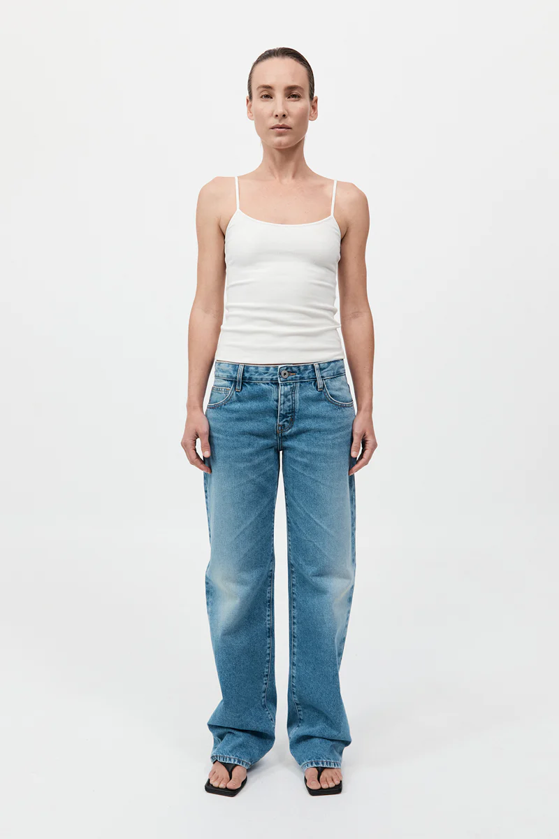 90s Low Rise Jeans - 90s Blue