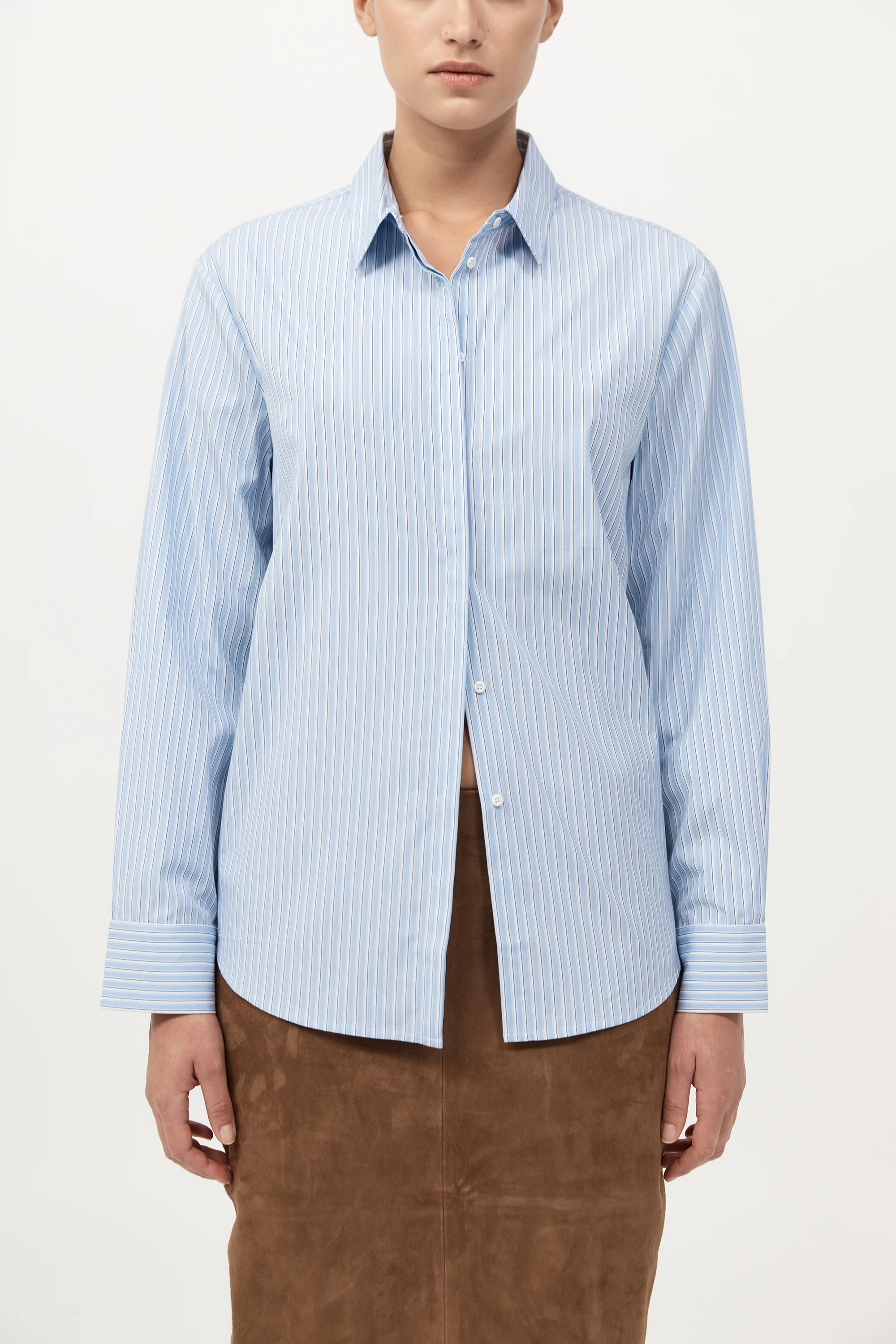 Classic Shirt - Pale Blue Stripe