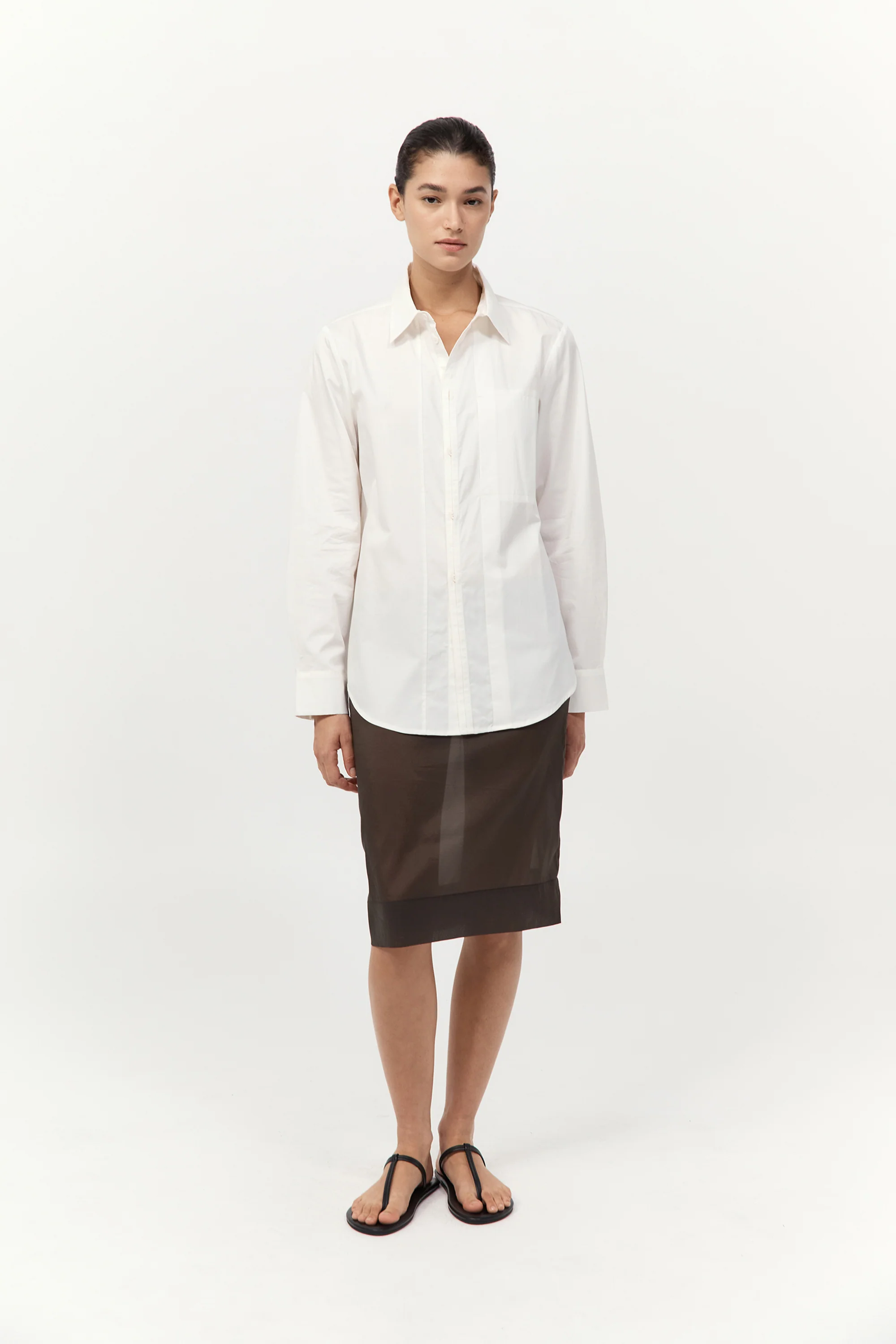 Tie Back Shirt - Off White