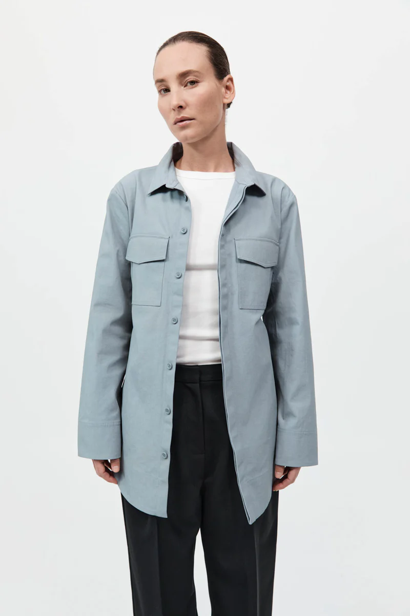 Utility Shirt Jacket - Glacier