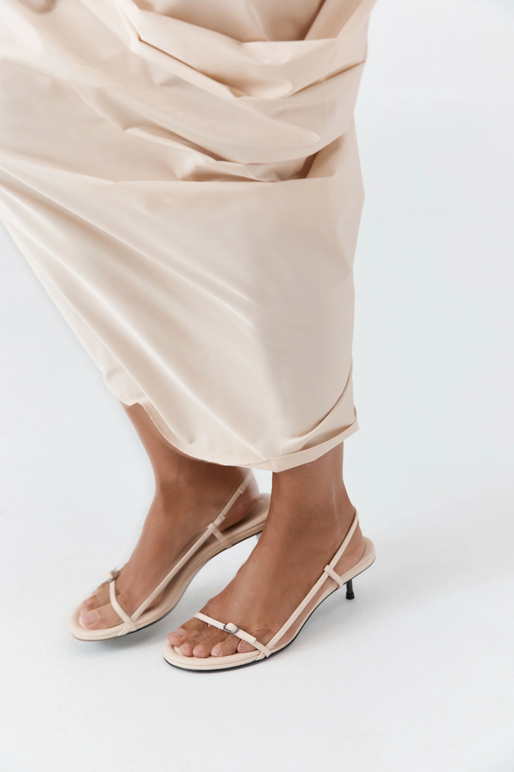 Petit Belt Sling Back Heel - Pink Salt