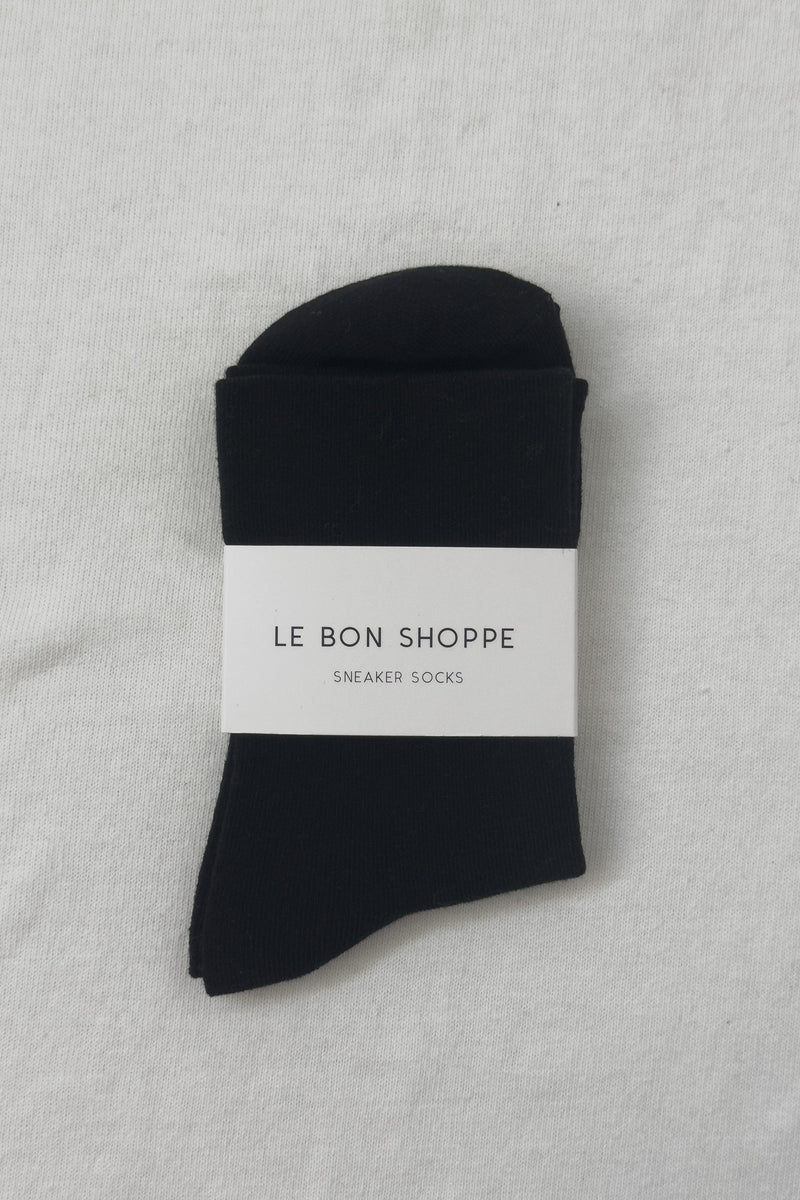 Sneaker Socks by Le Bon Shoppe - True Black