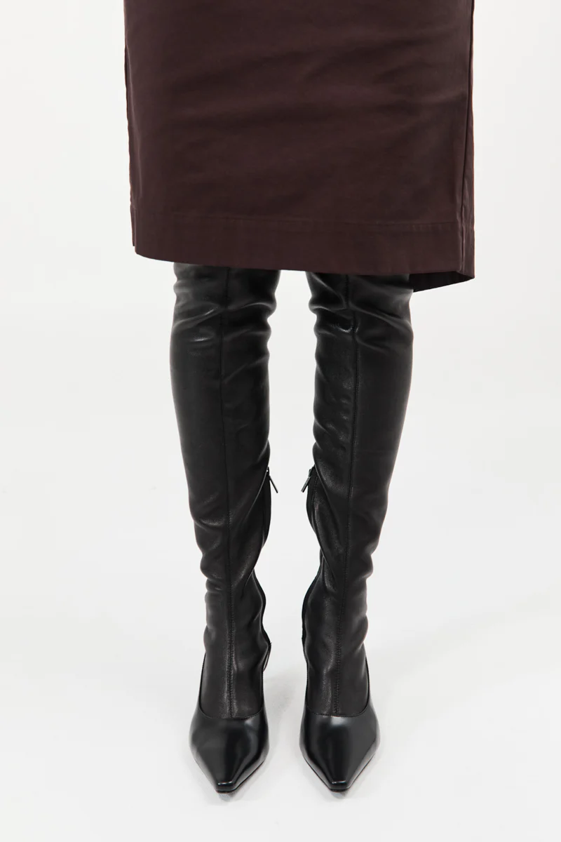 Sock High Boot - Black