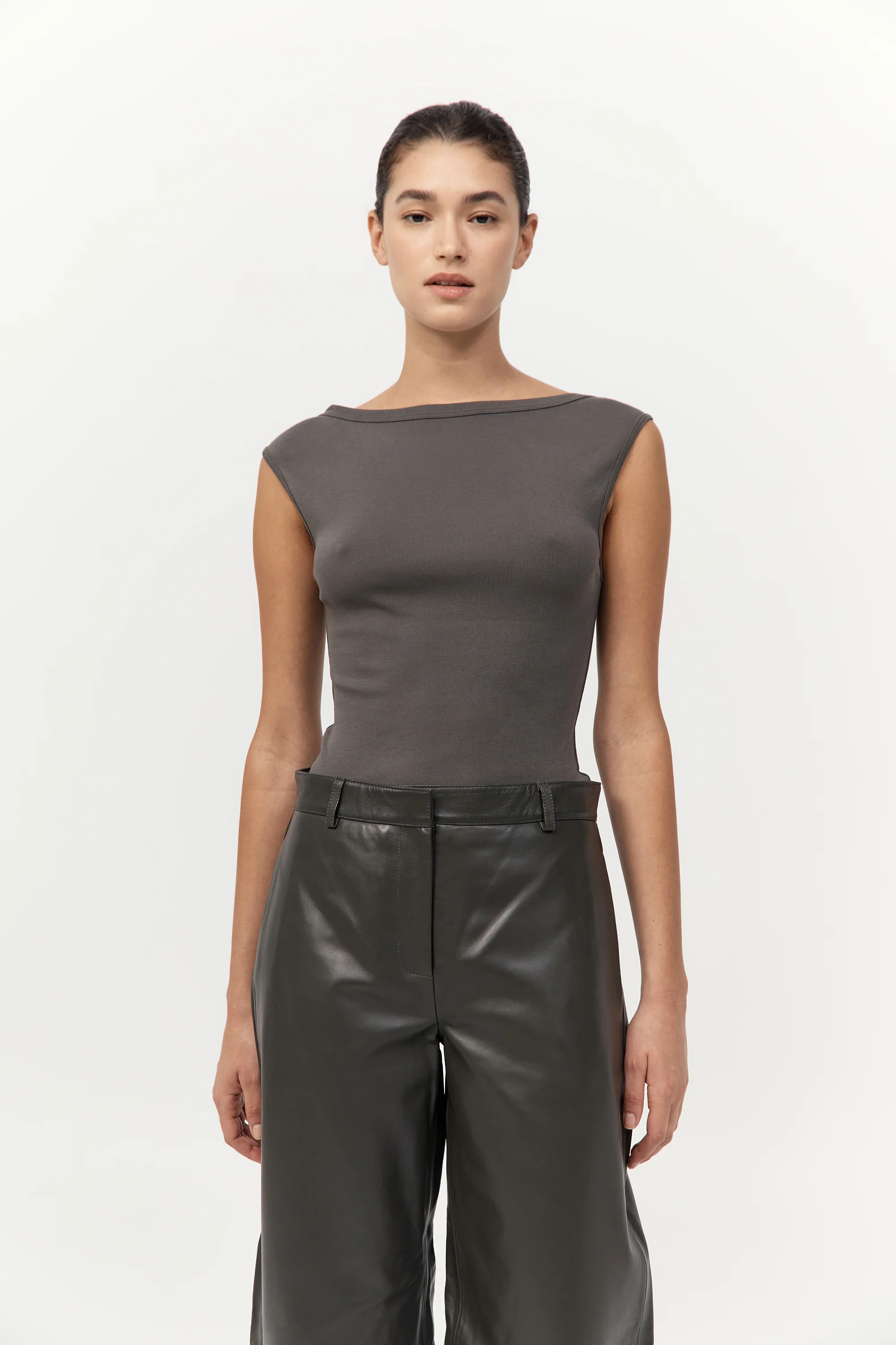 Organic Cotton Ballerina Top - Khaki