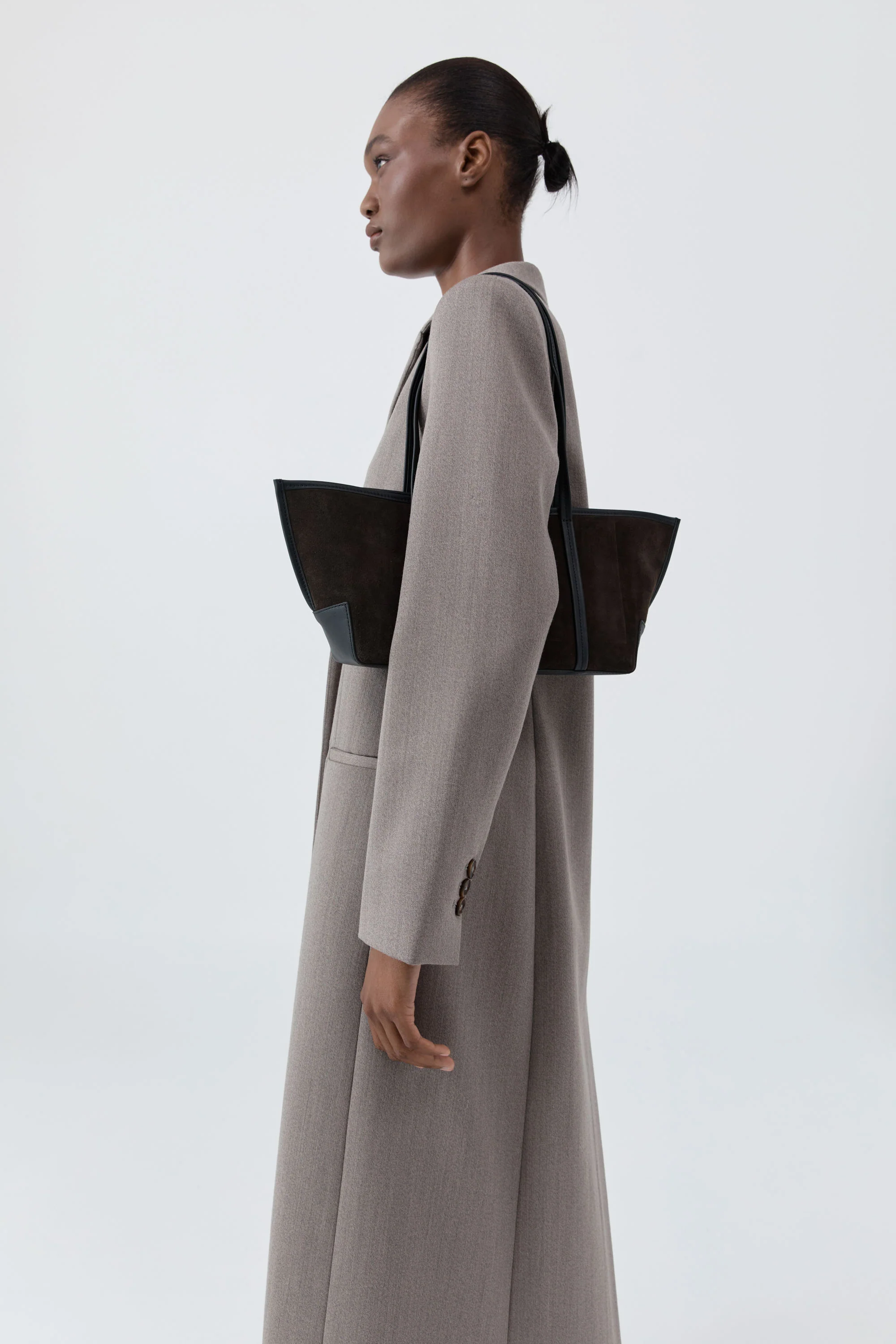 Slim Bateau Tote - Coffee