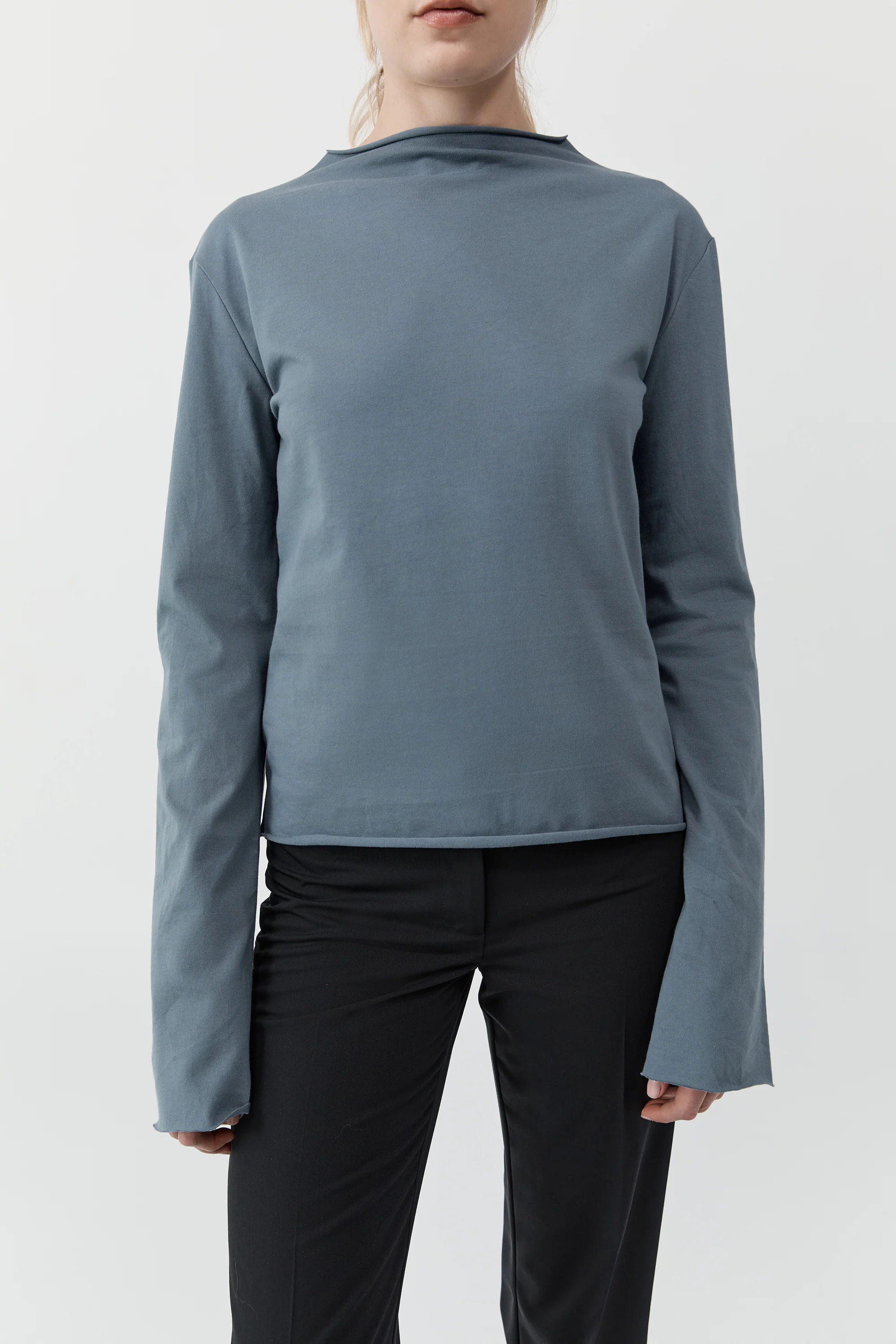 Funnel Neck Long Sleeve - Stormy Weather