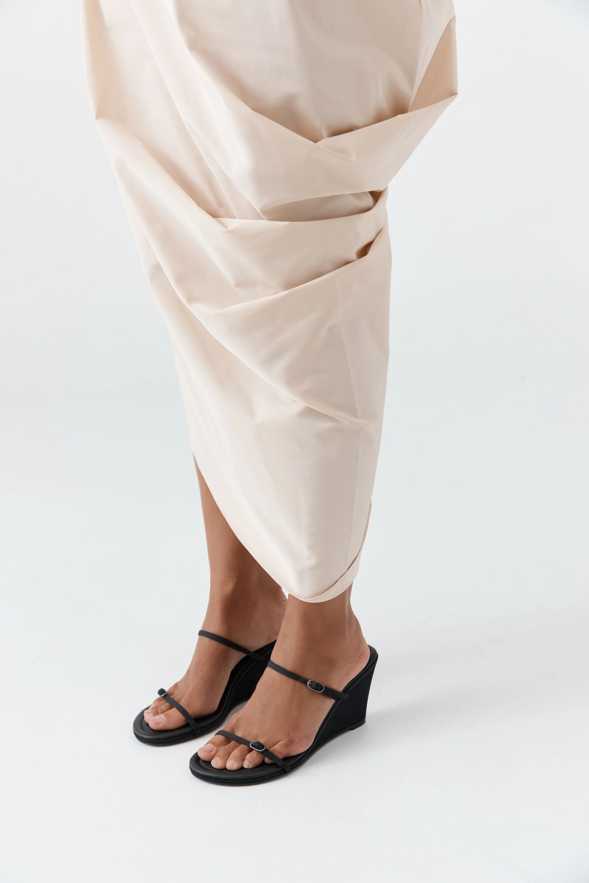 Petit Belt Detail Wedge - Black