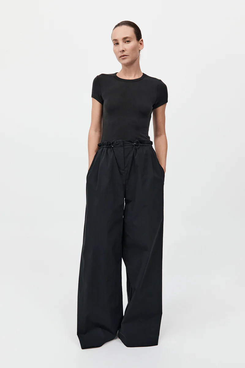 Jersey Baby Tee - Black