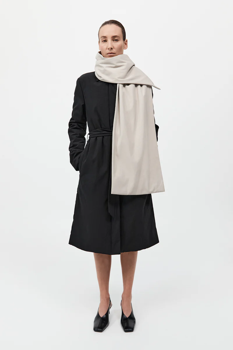 Padded Scarf - Creme