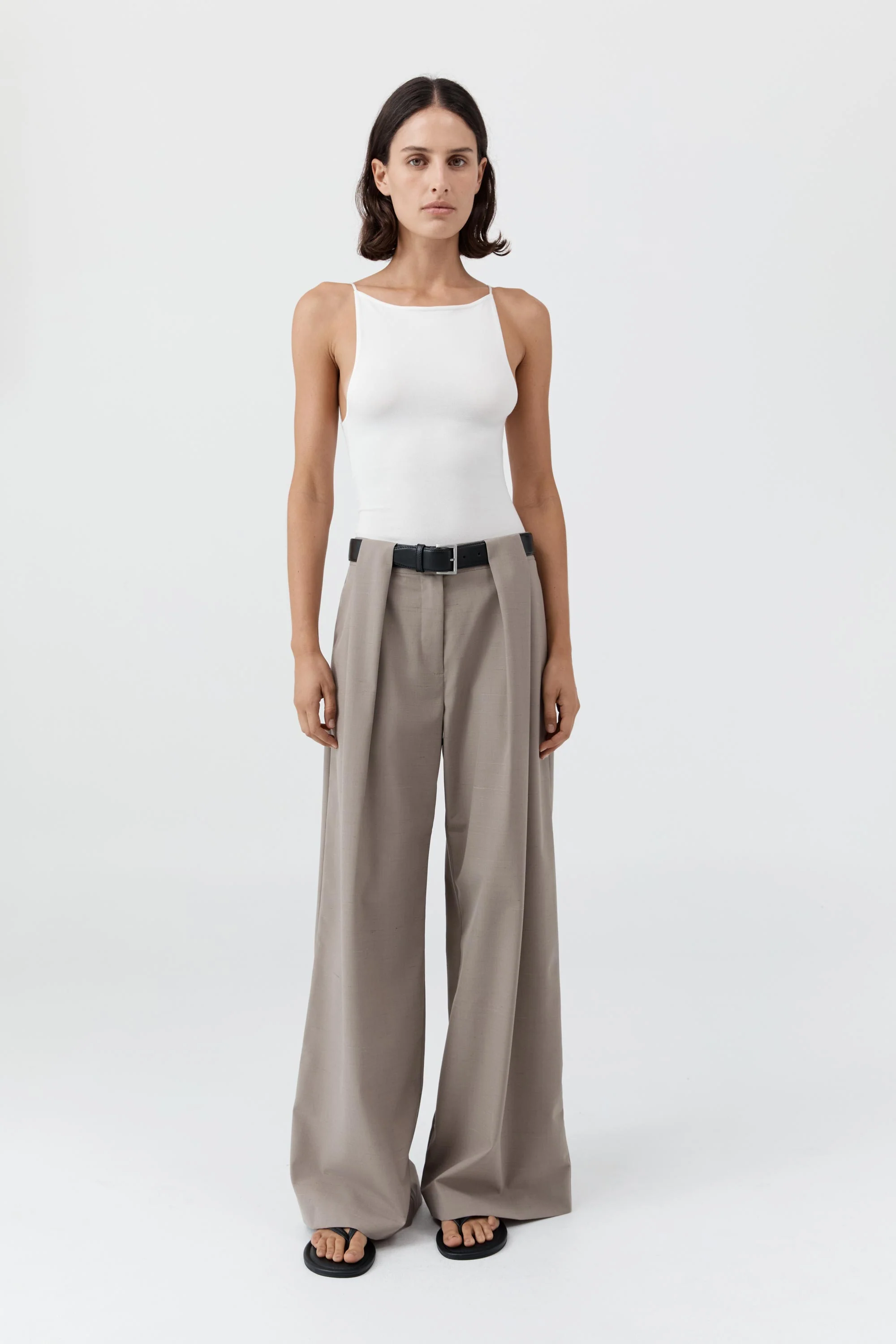 Square Neck Top - Off White