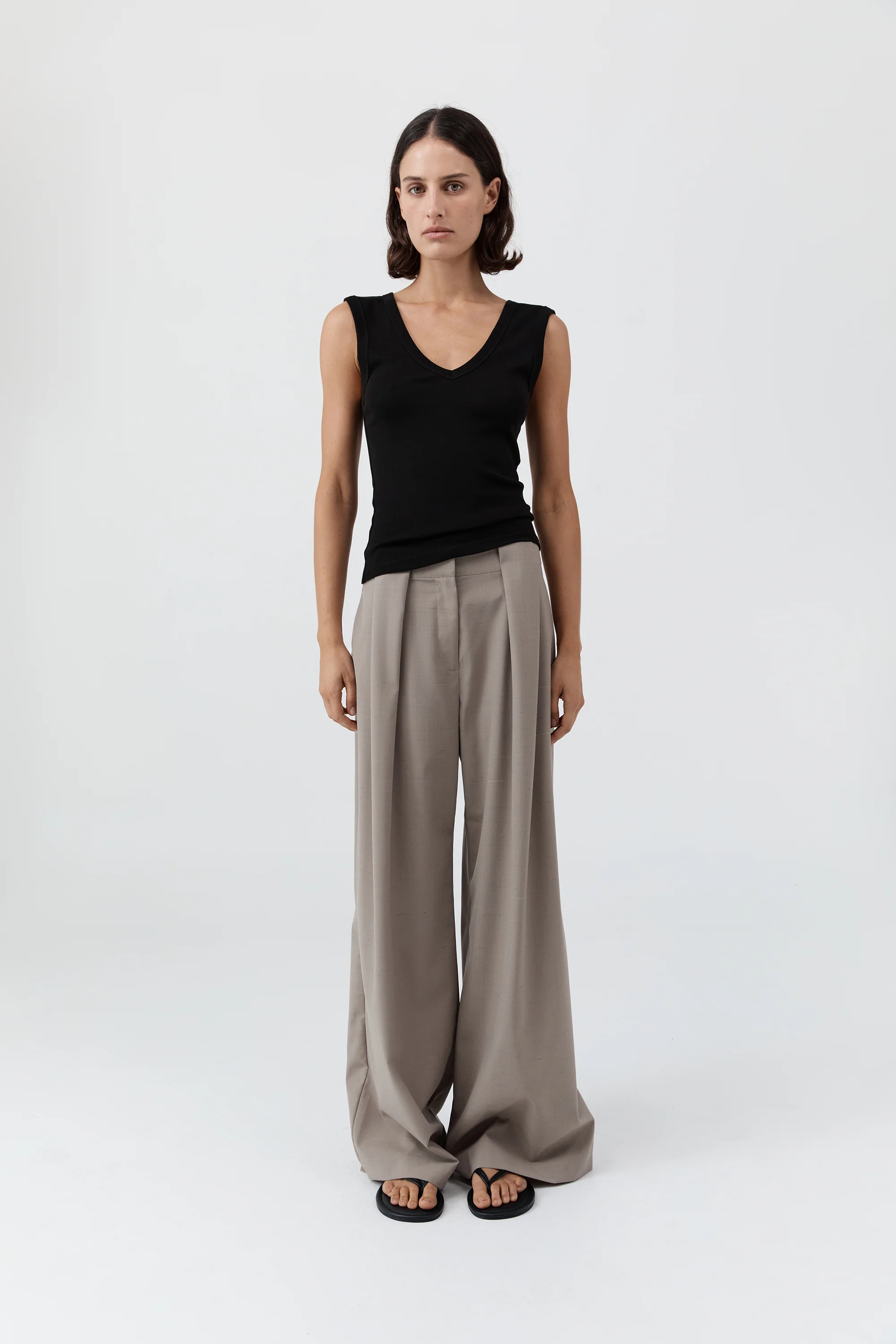 Organic Cotton 90s Top - Jet Black