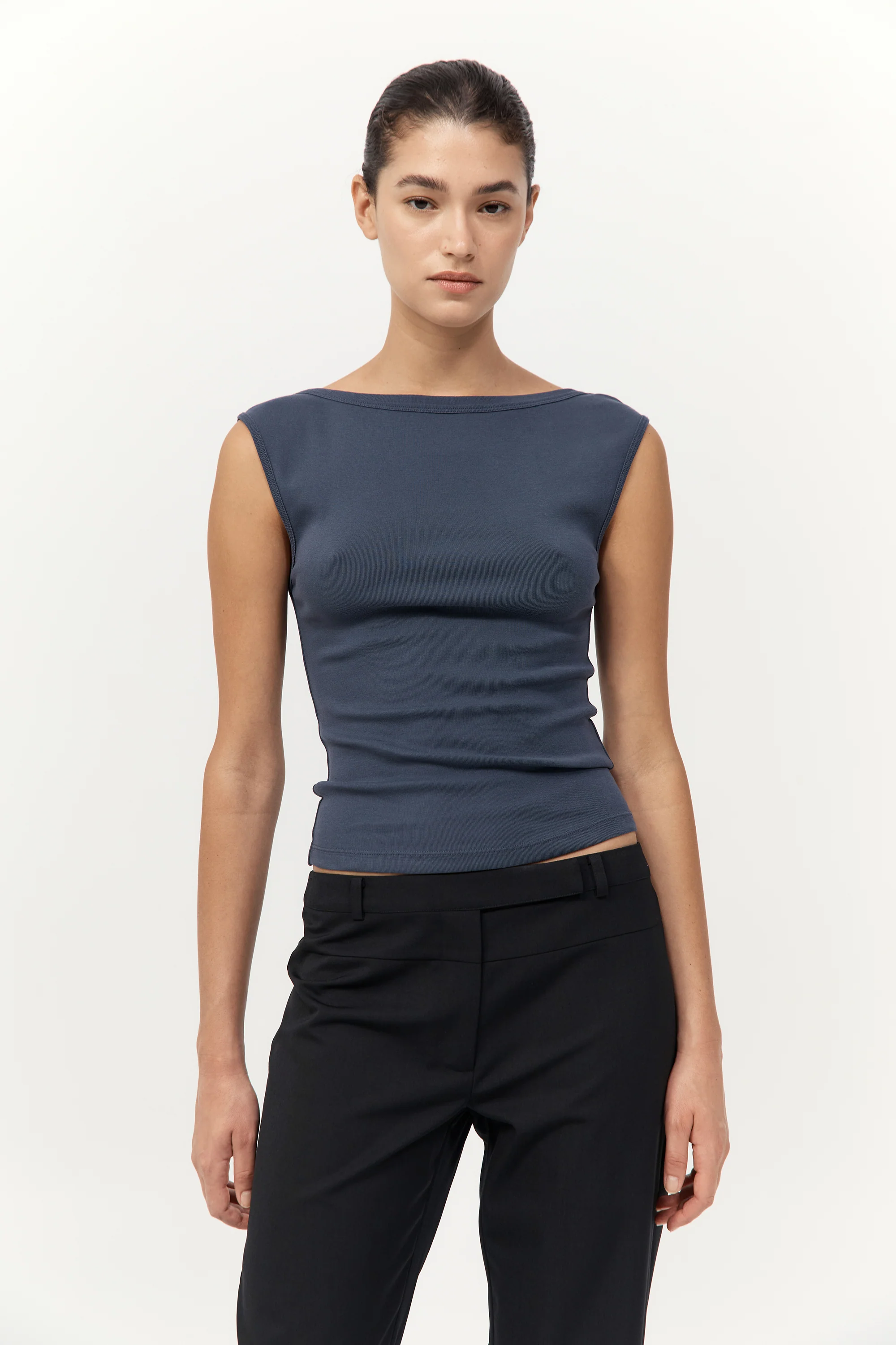 Organic Cotton Ballerina Top - Storm