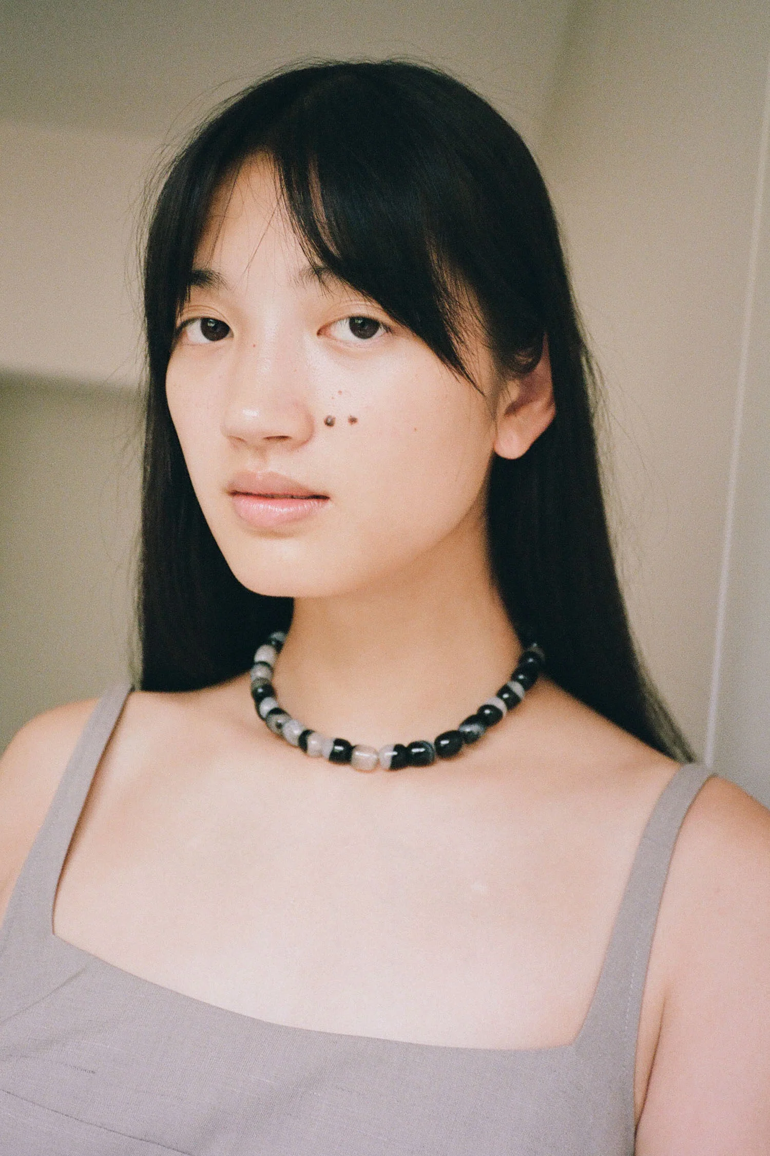 St. Agni x Vermeer Ford Necklace - Black Agate