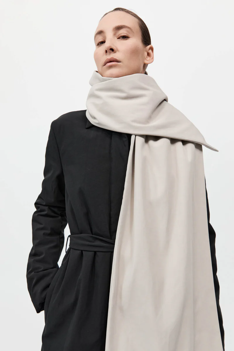 Padded Scarf - Creme