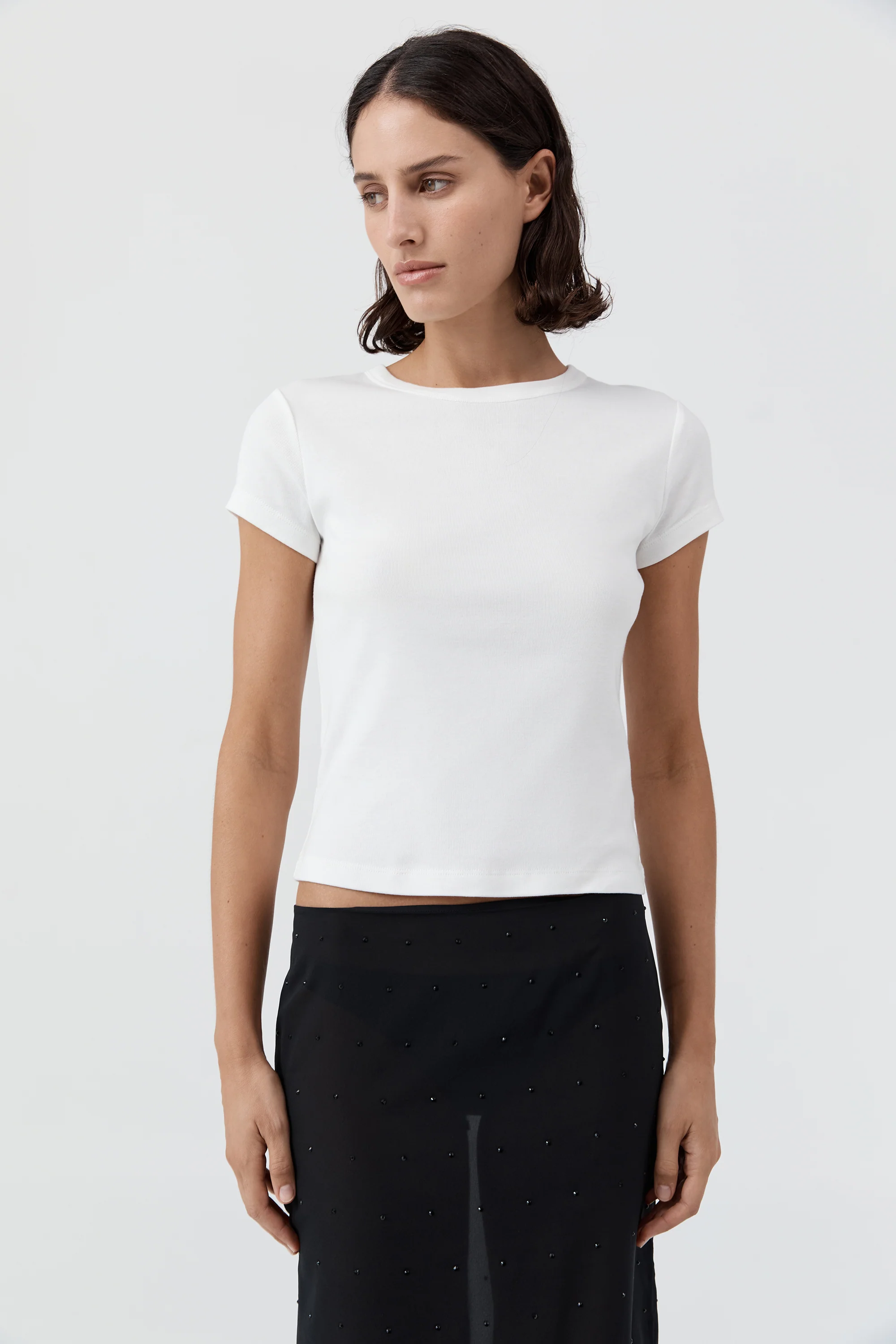 Organic Cotton Baby Tee - White