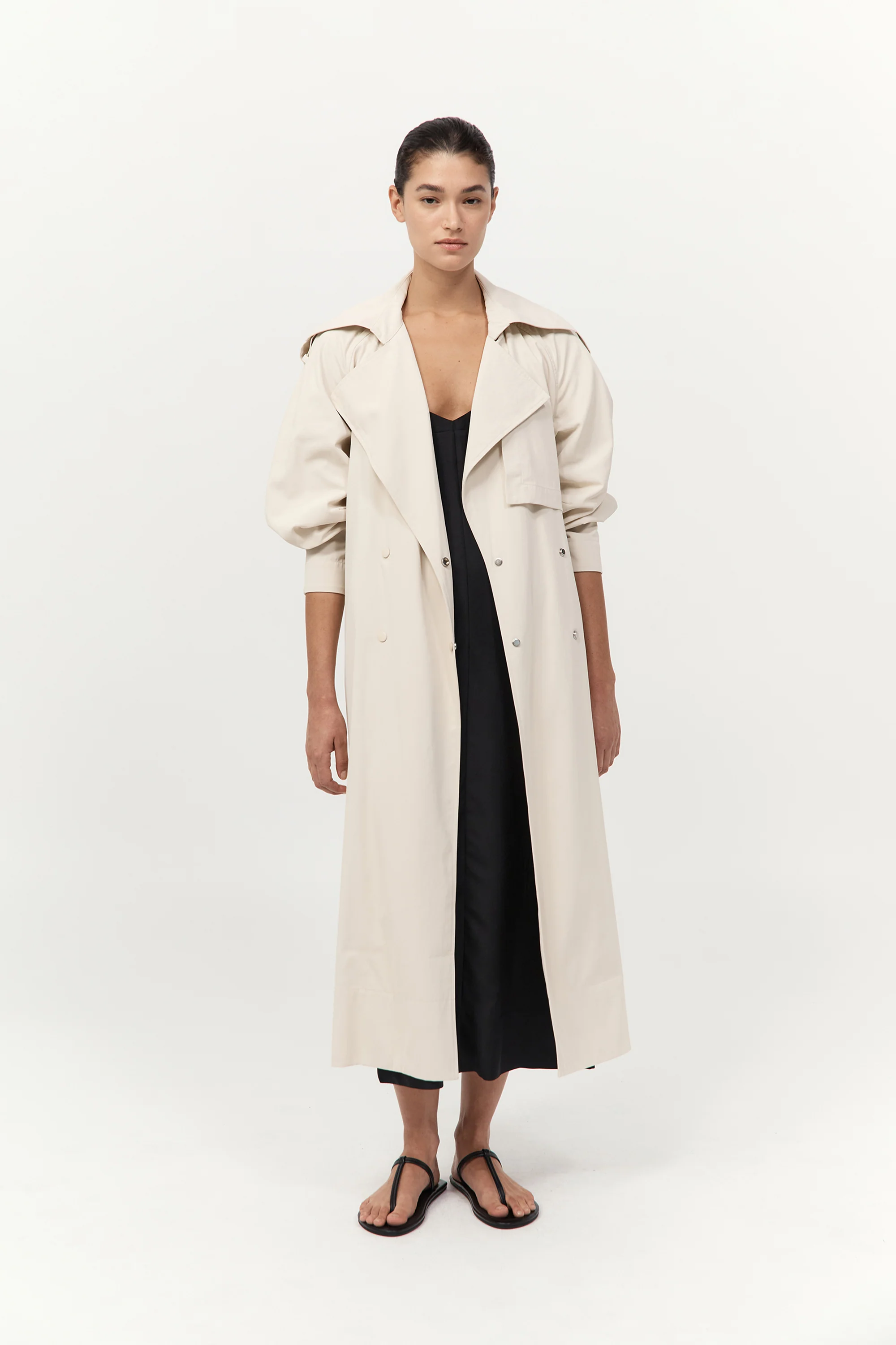 Relaxed Trench - Putty