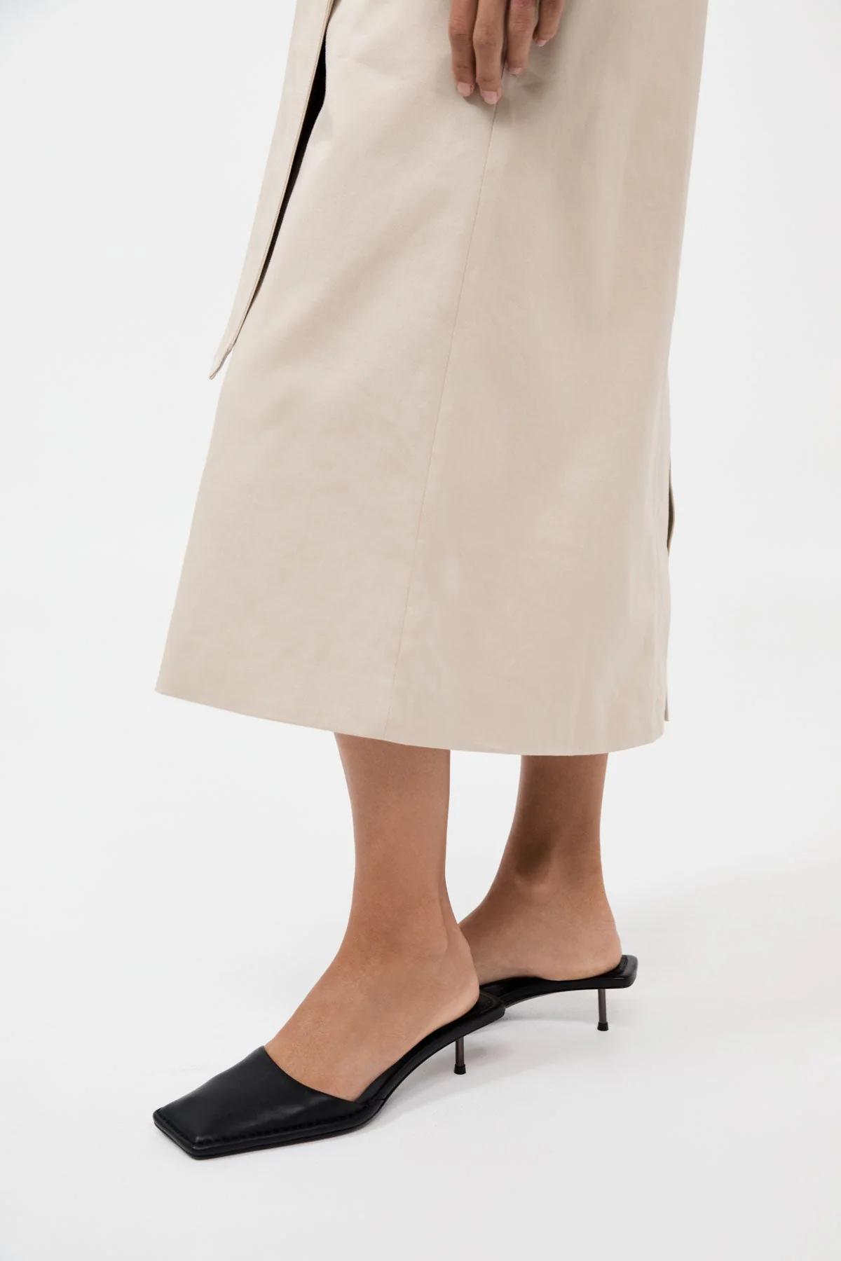 Soft Square Toe Heel - Black