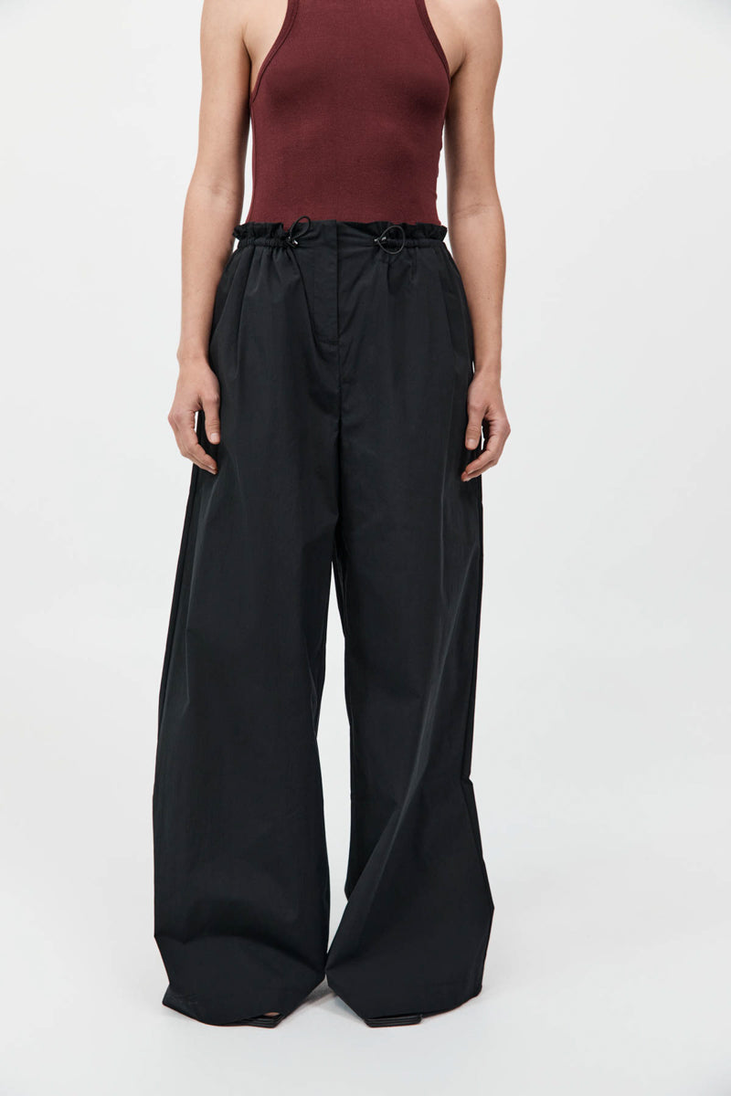 Petit Paperbag Waist Pants - Black