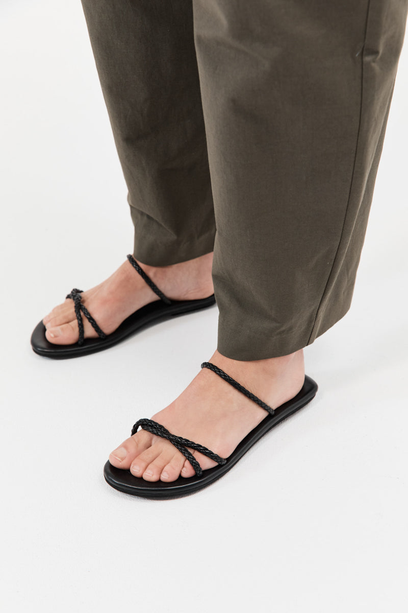 Woven Rope Slide - Black