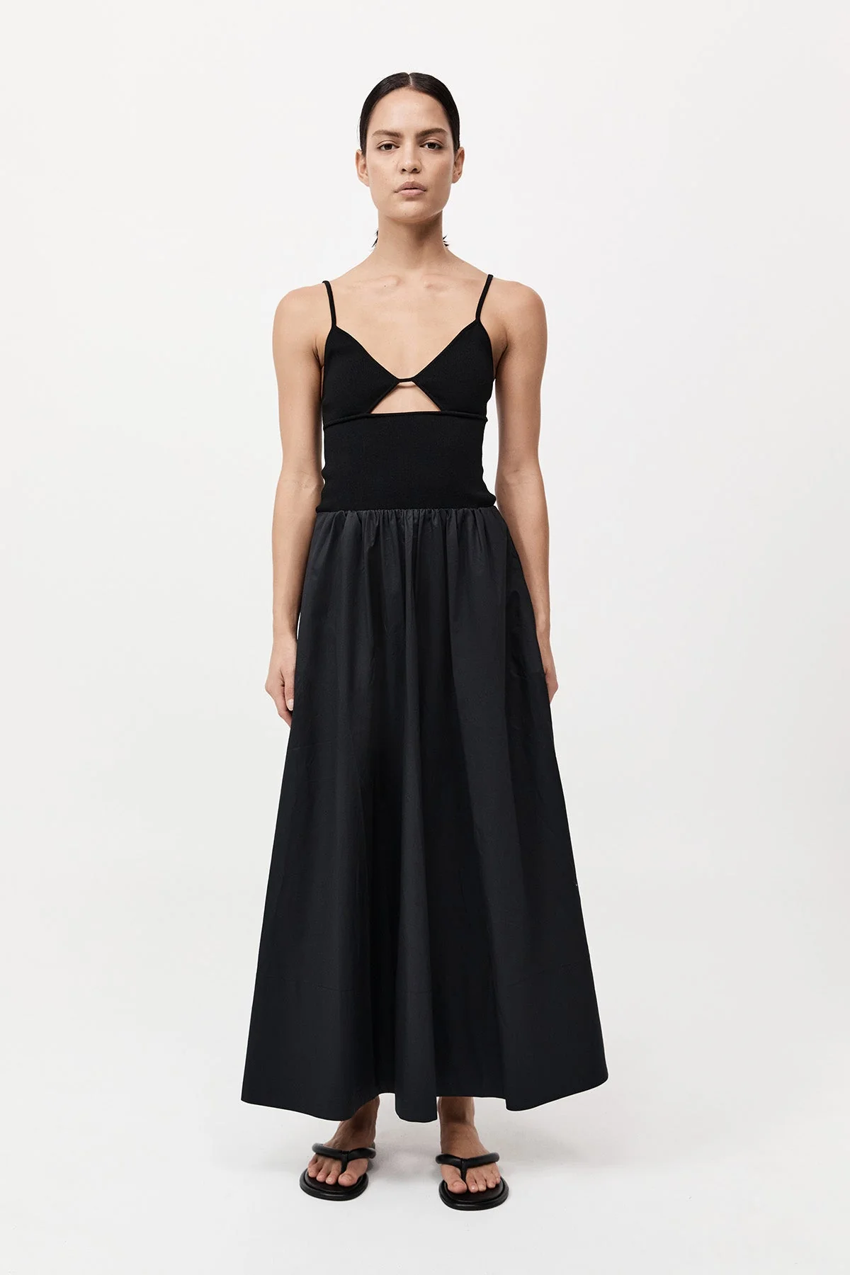 Knit Cami Dress - Black