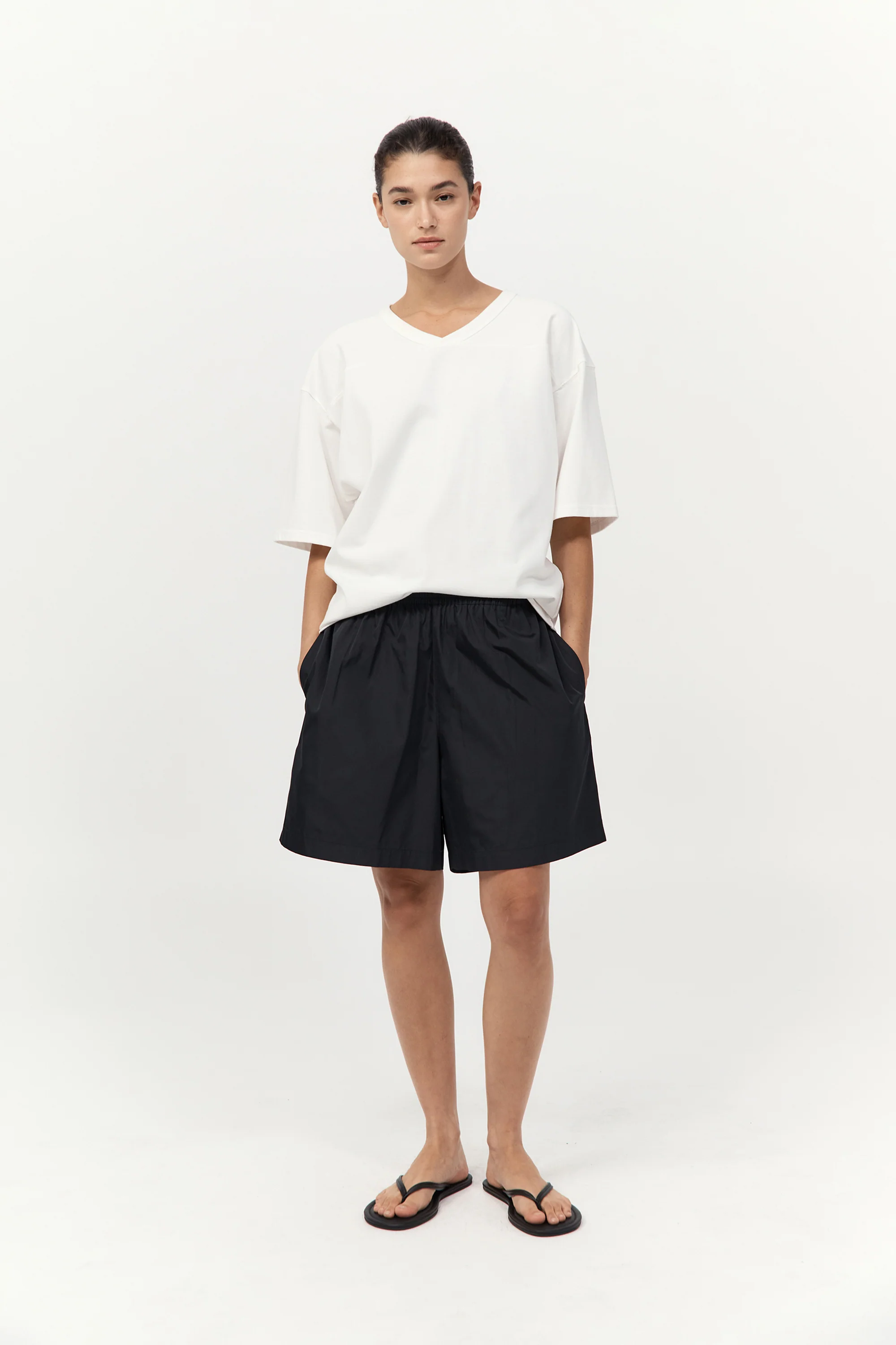 Organic Cotton Match Tee - Off White