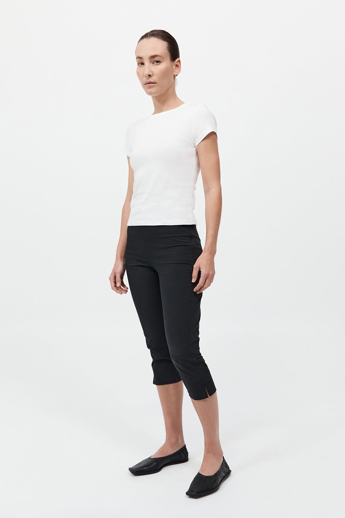 Slim Capri Pant - Black
