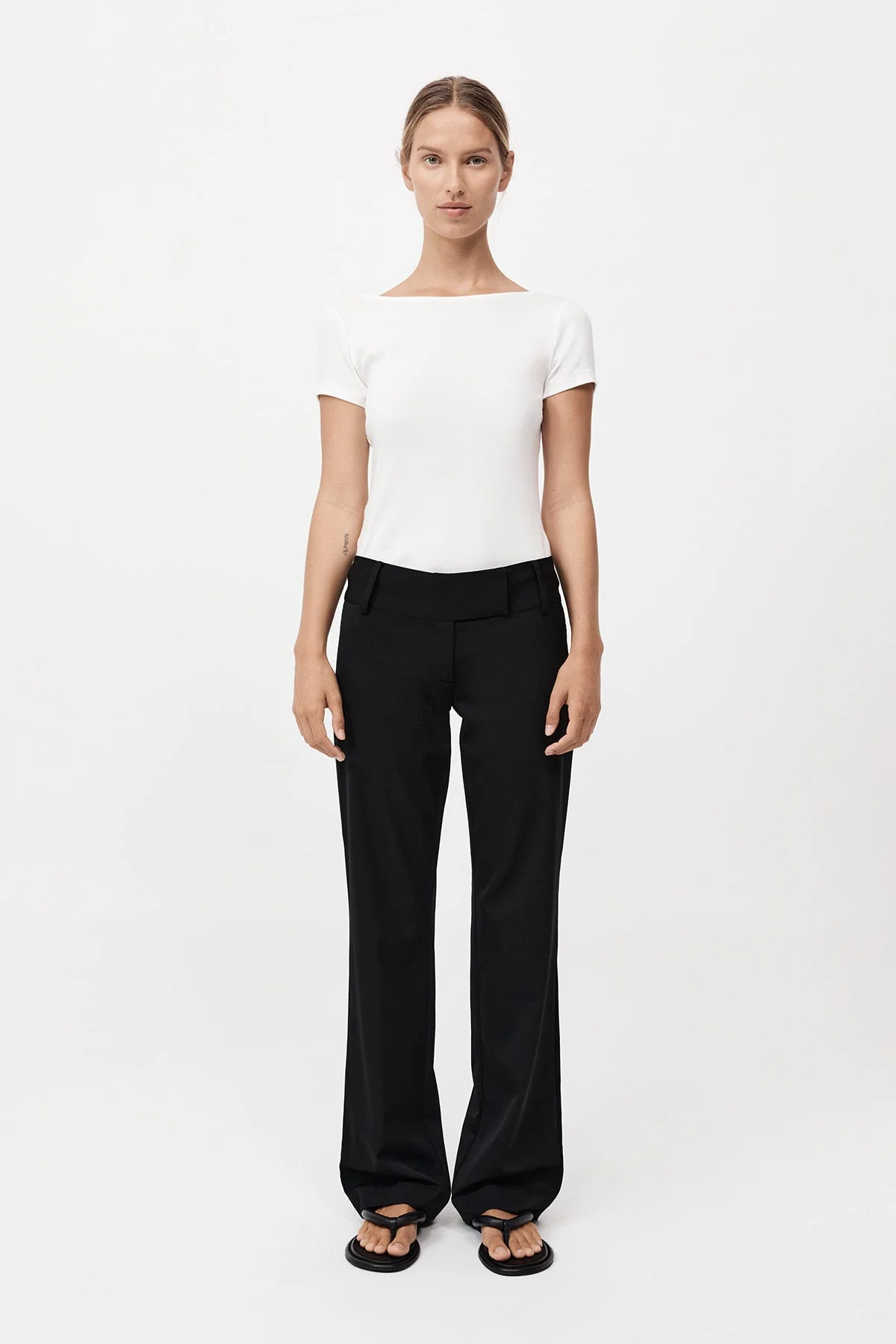 Organic Cotton Ballet Top - White