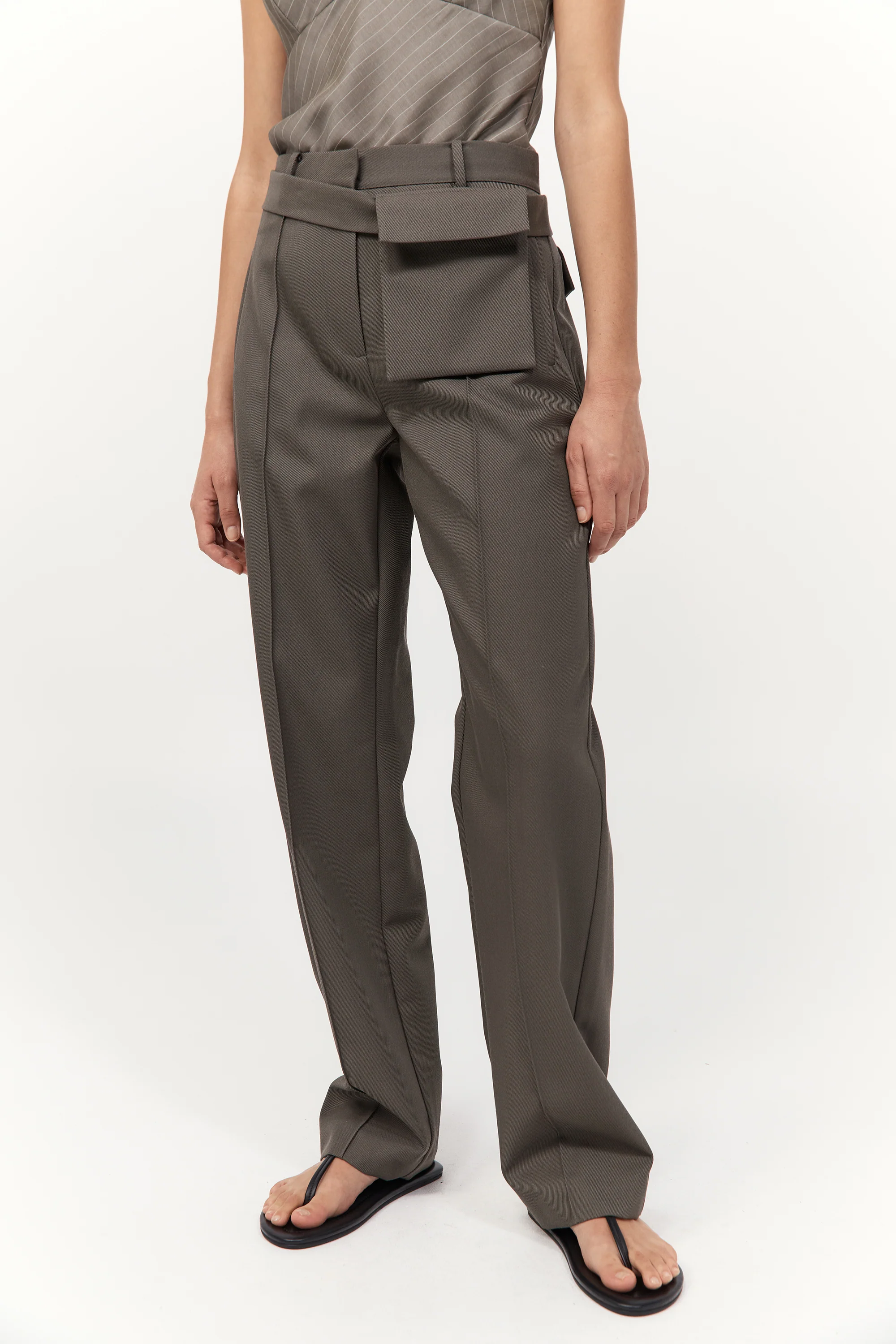 Utility Pocket Pants - Khaki