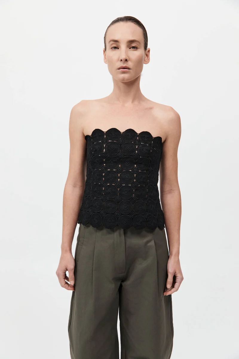 Doily Top - Black
