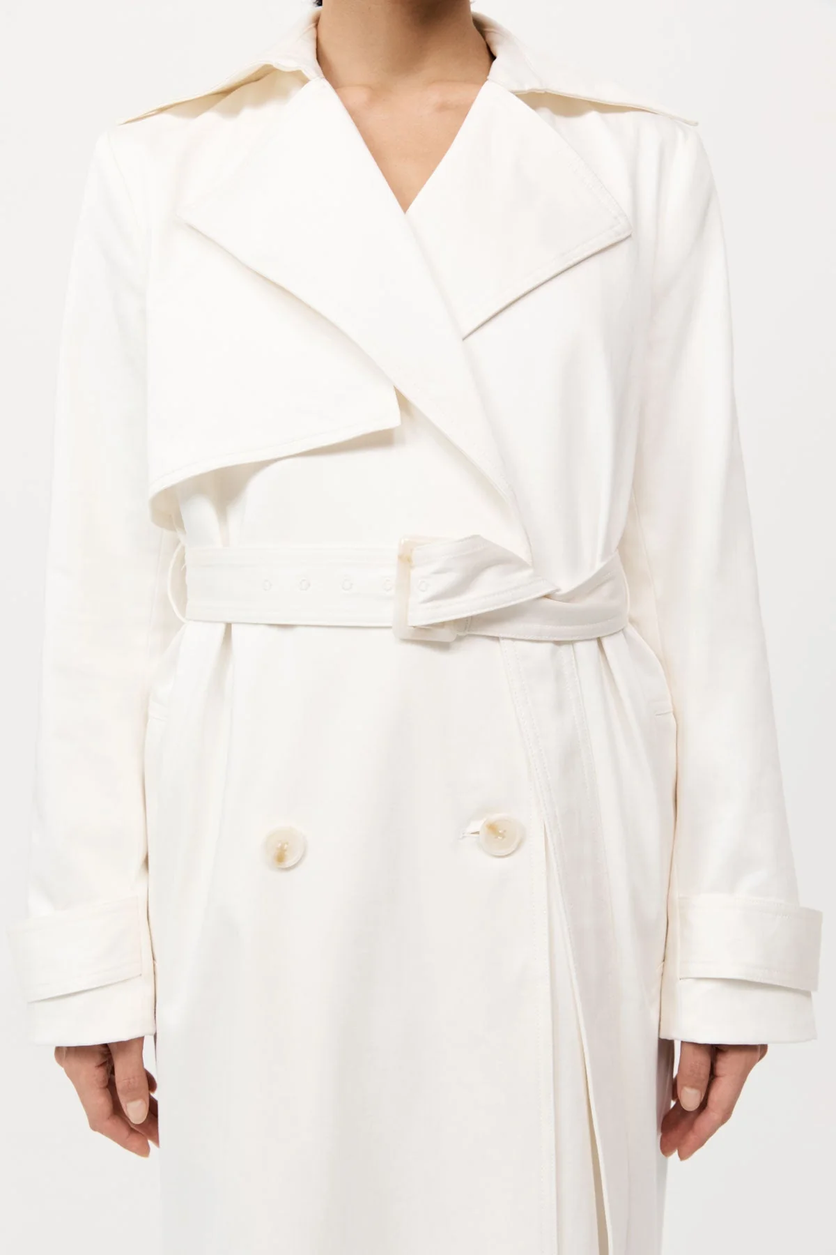Classic Trench Coat - Off White
