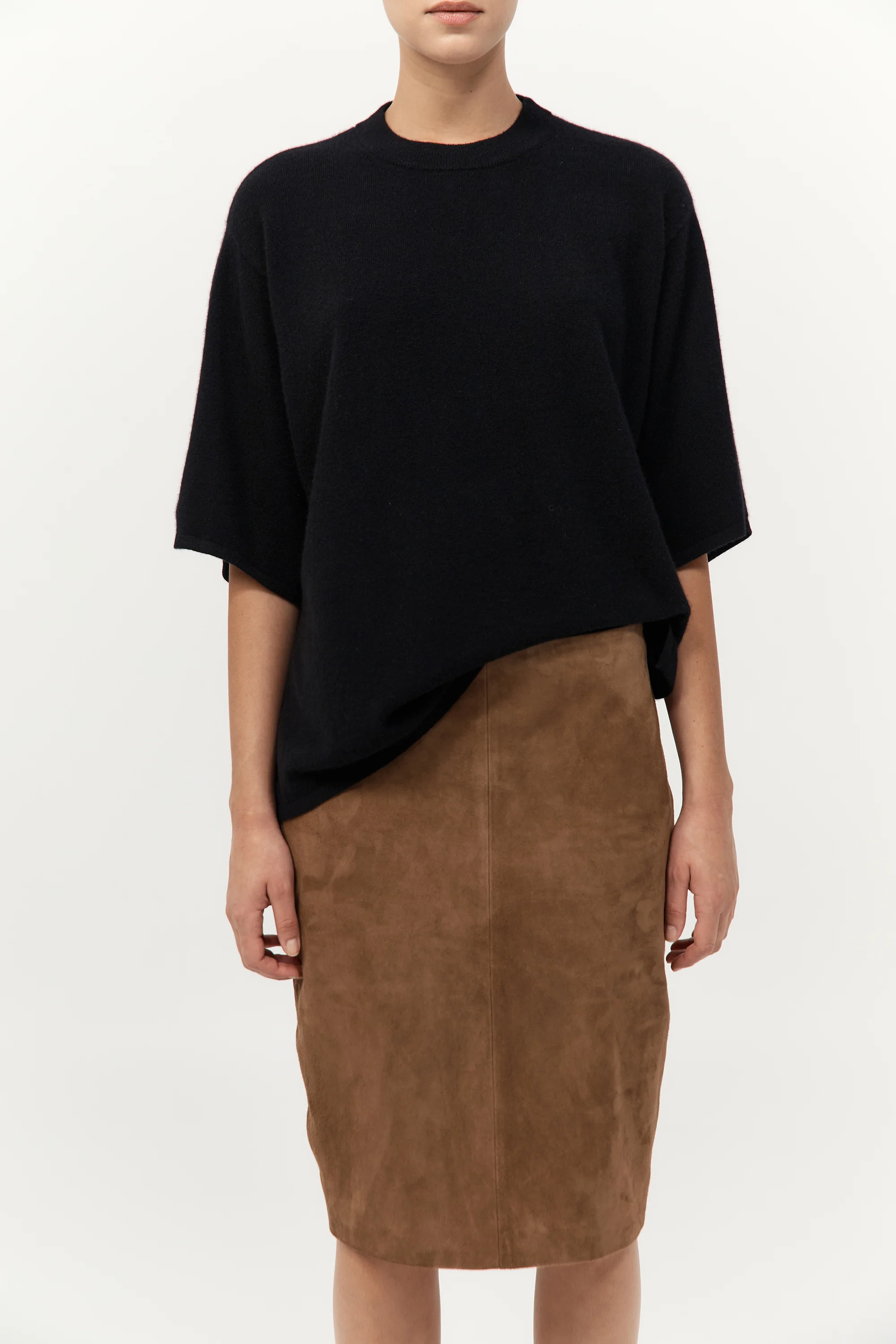 Cashmere Copain Tee - Black