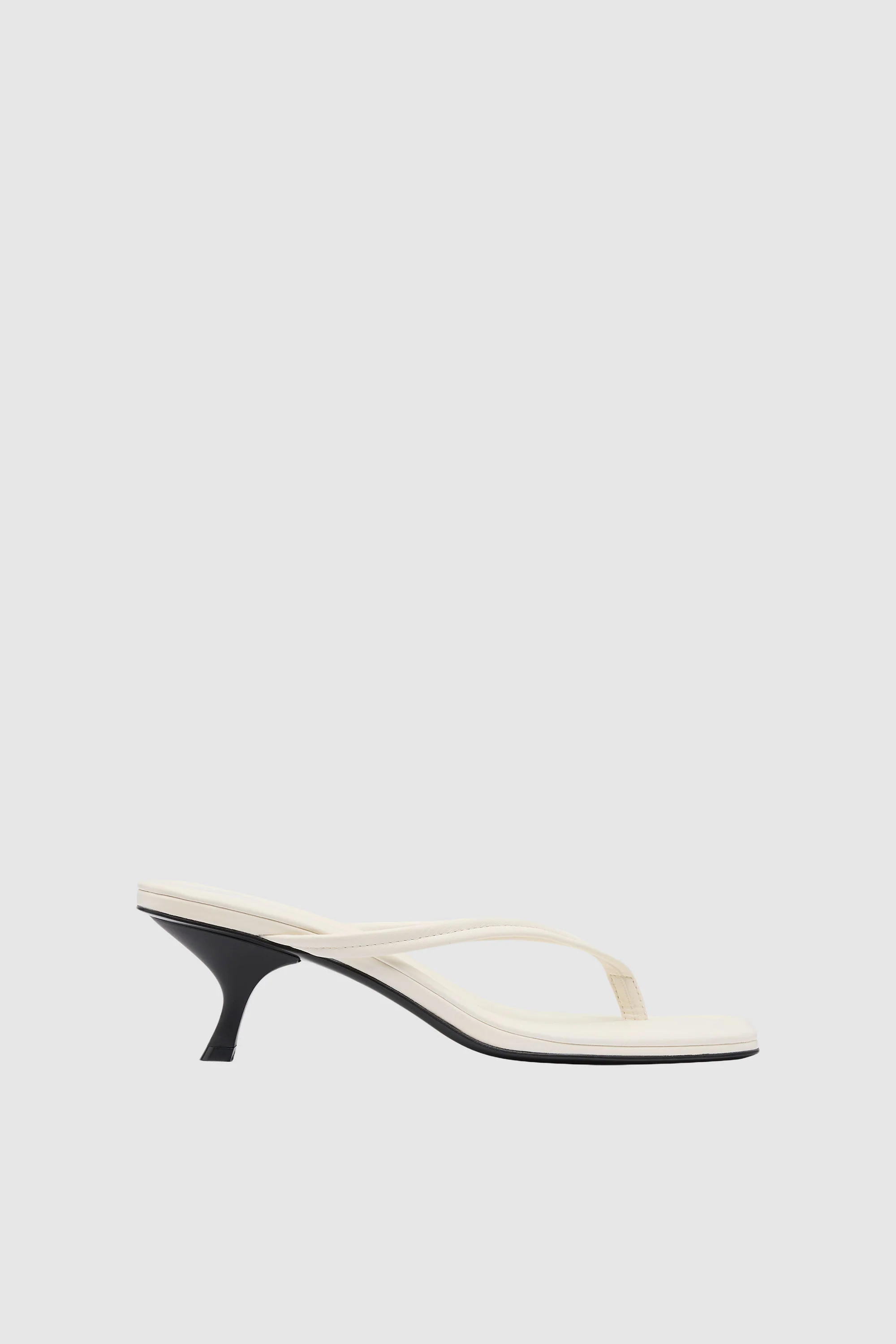 Thong Detail Heel - Off White