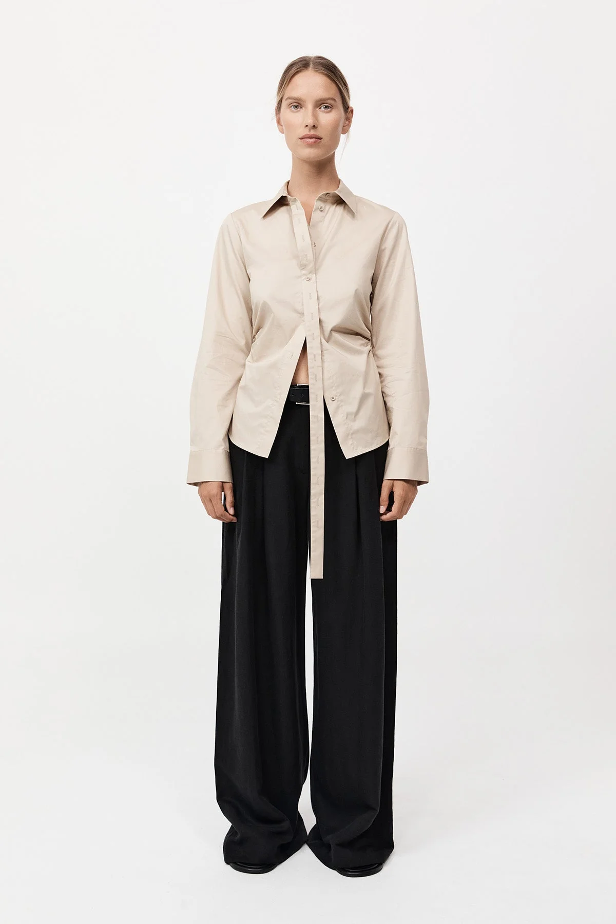 Deconstructed  Shirt - Champagne