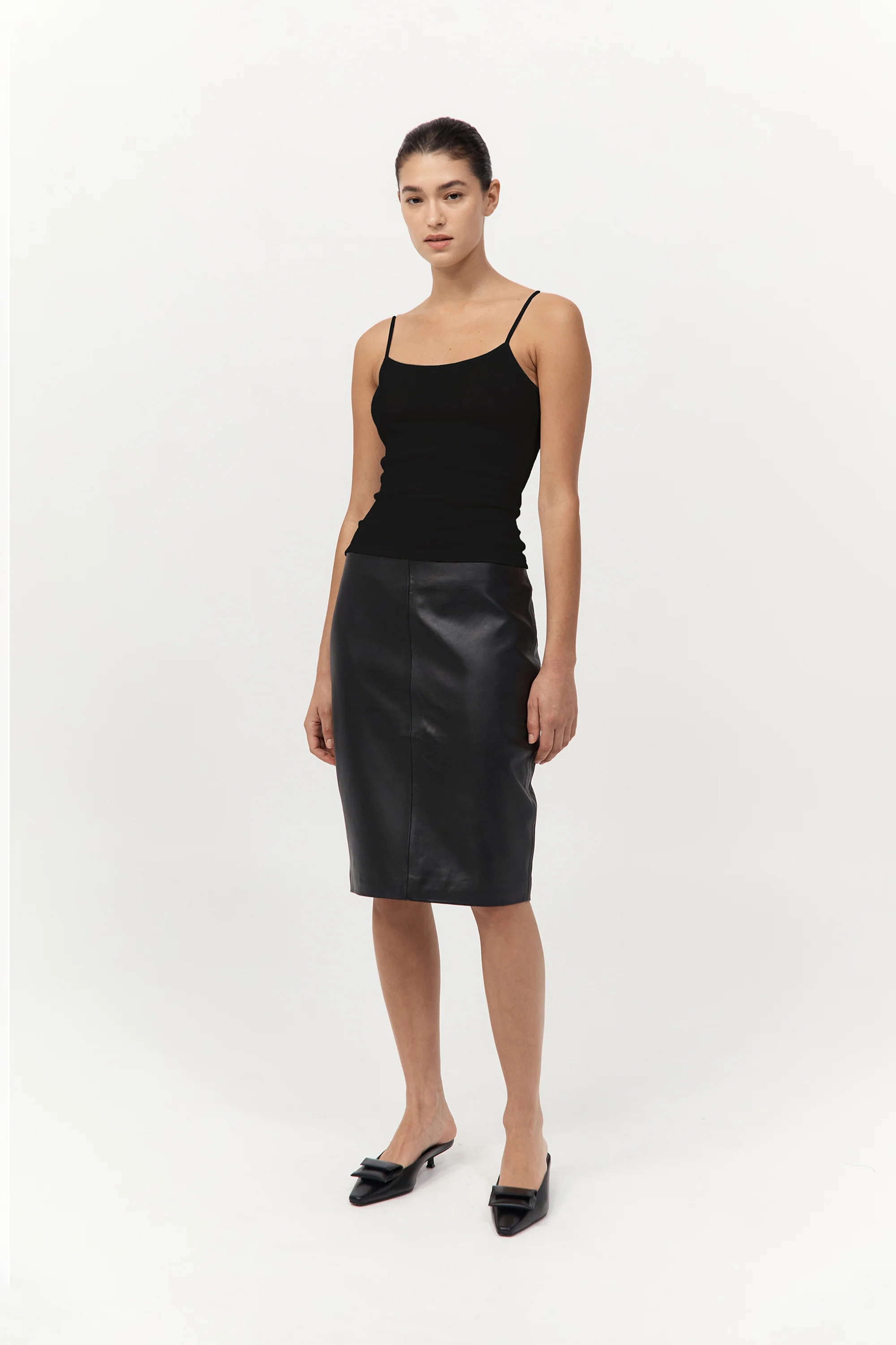 Baby Wool Cami - Black