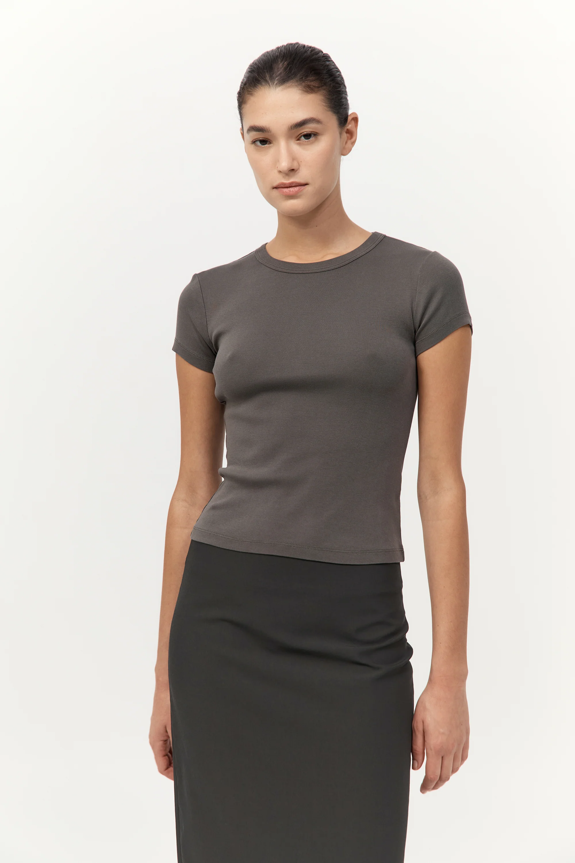 Organic Cotton Baby Tee - Khaki