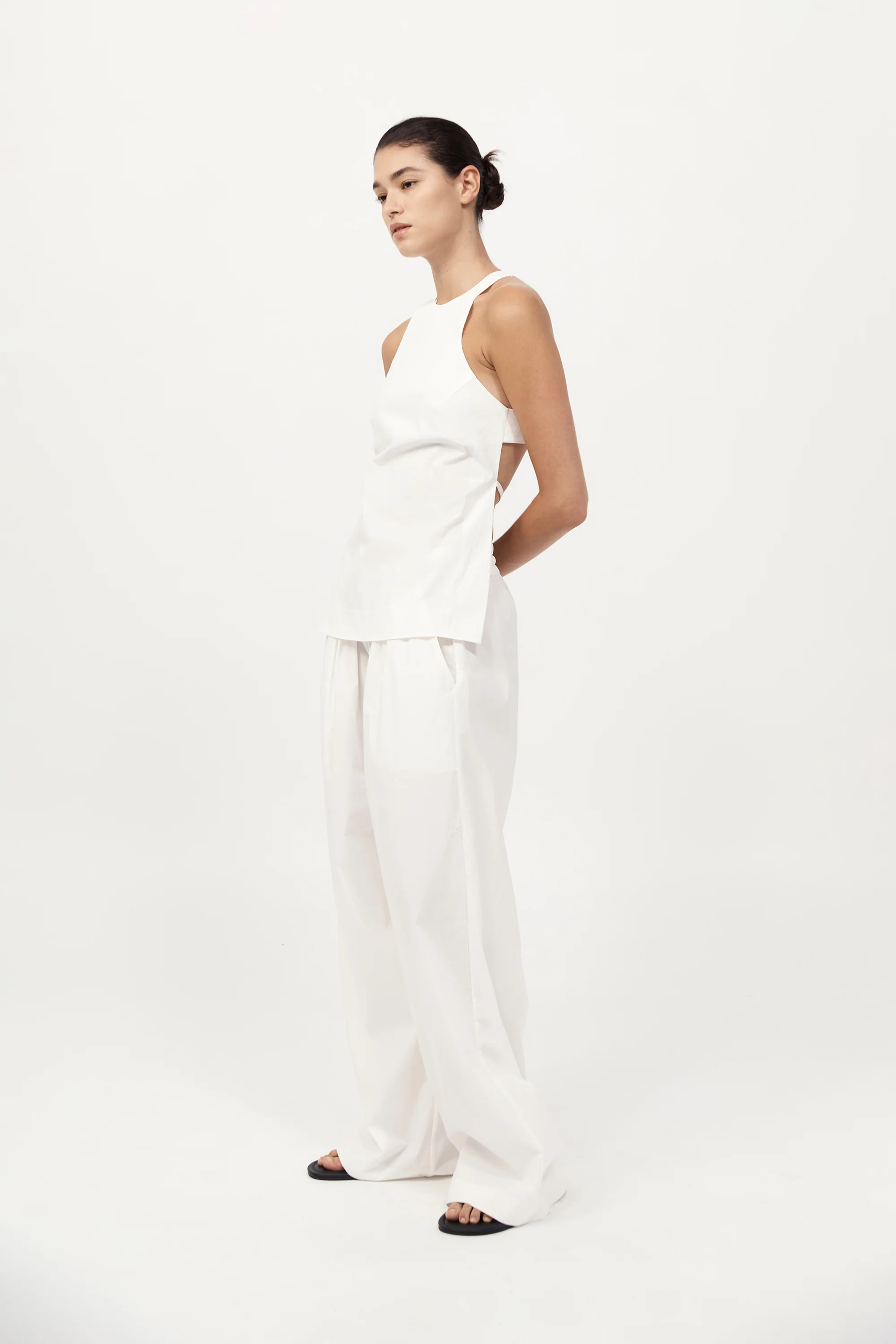 Racerback Top - White