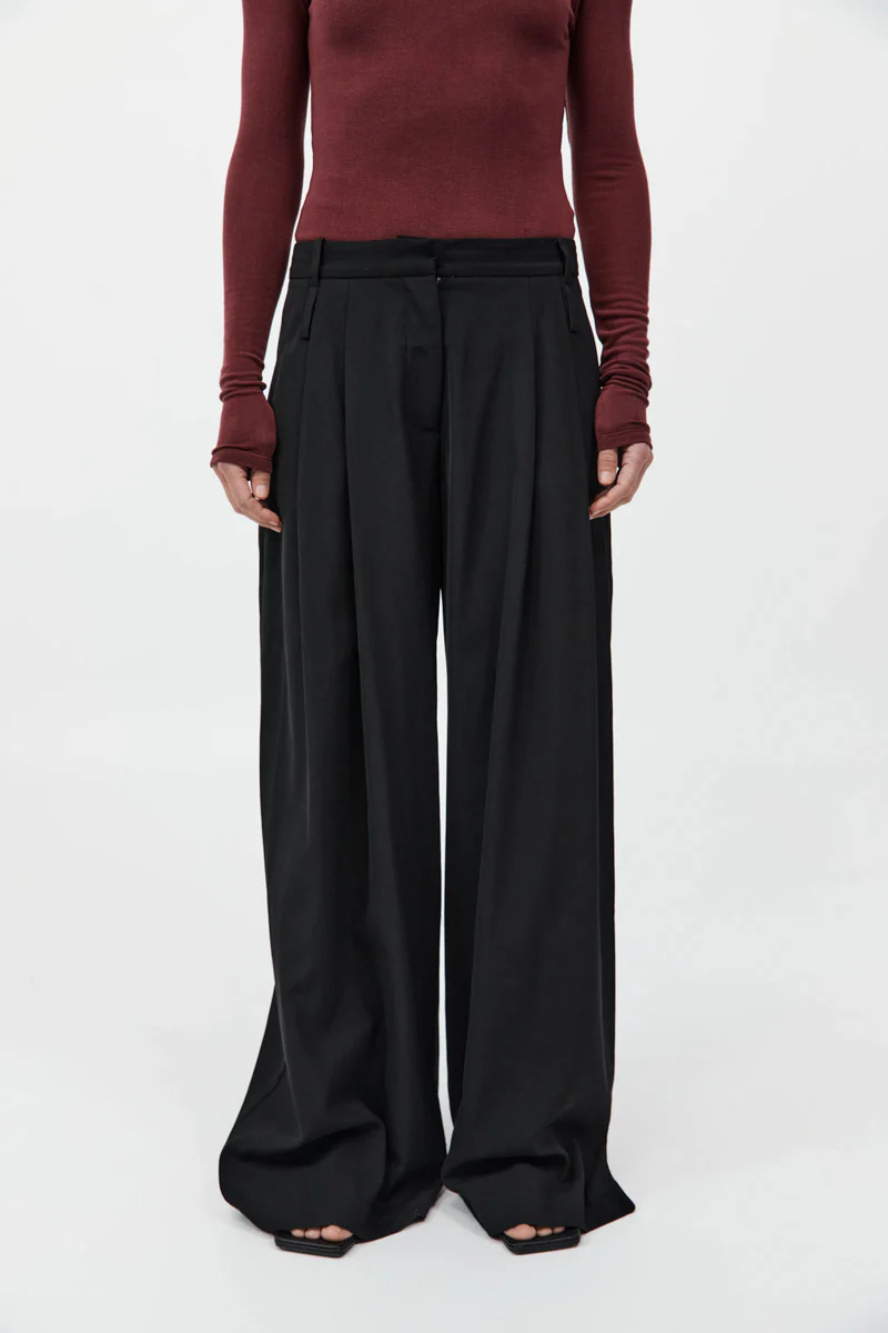 Double Loop Pants - Black