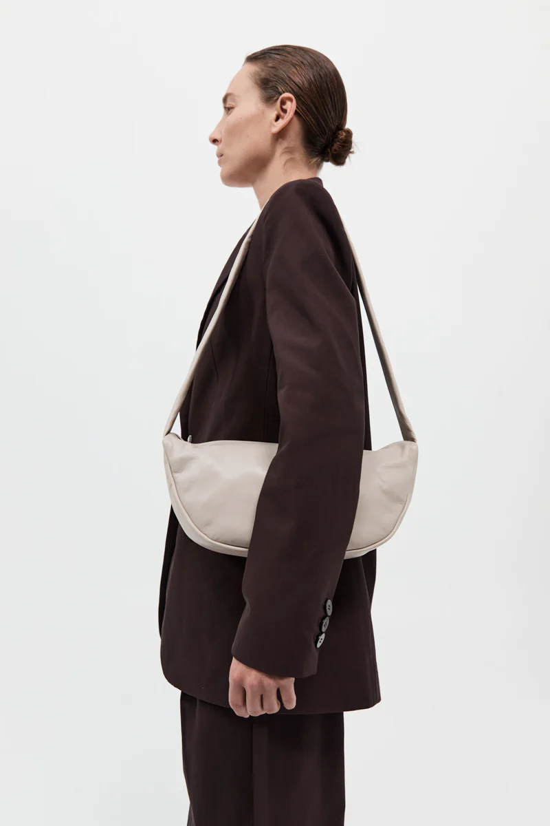 Soft Crescent Bag - Creme