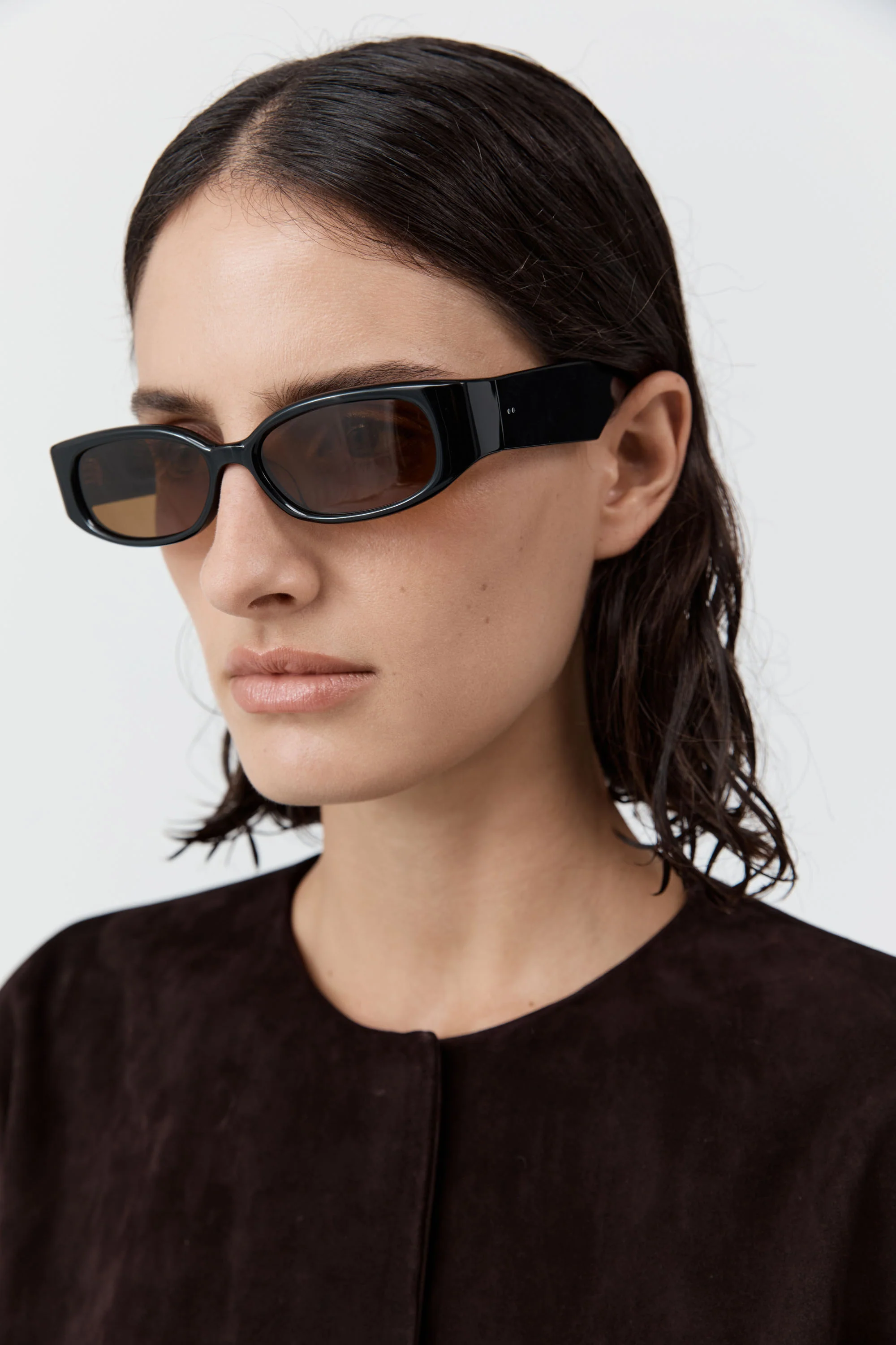 Clasico Sunglasses - Black/Brown