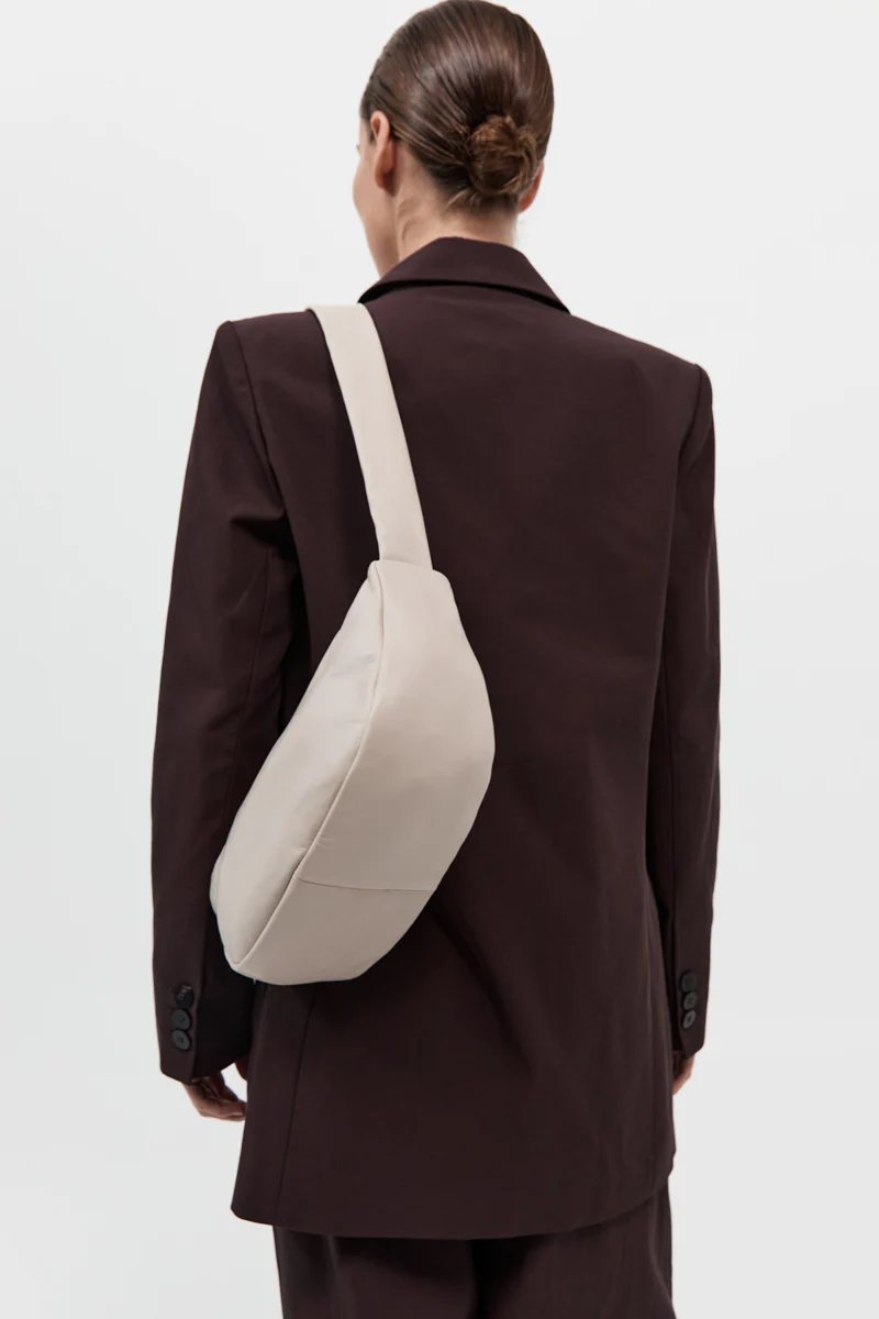 Soft Crescent Bag - Creme