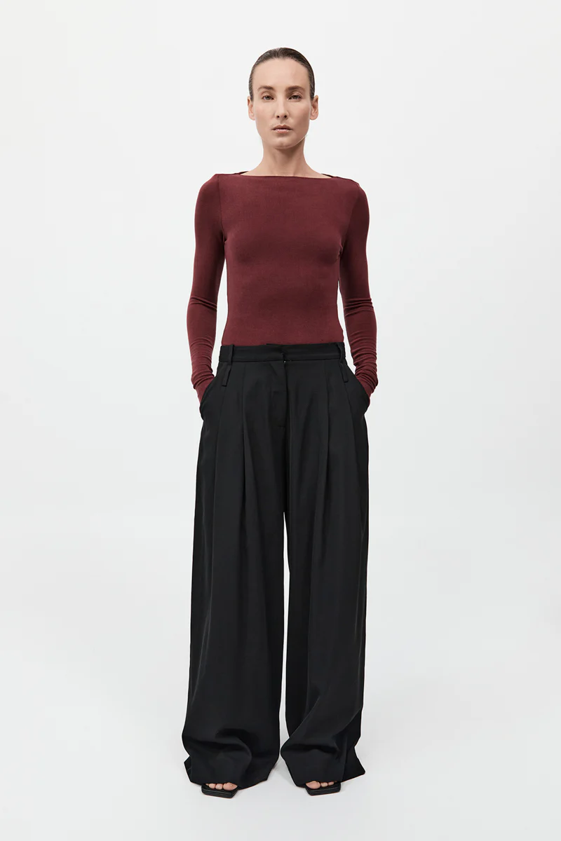 Double Loop Pants - Black