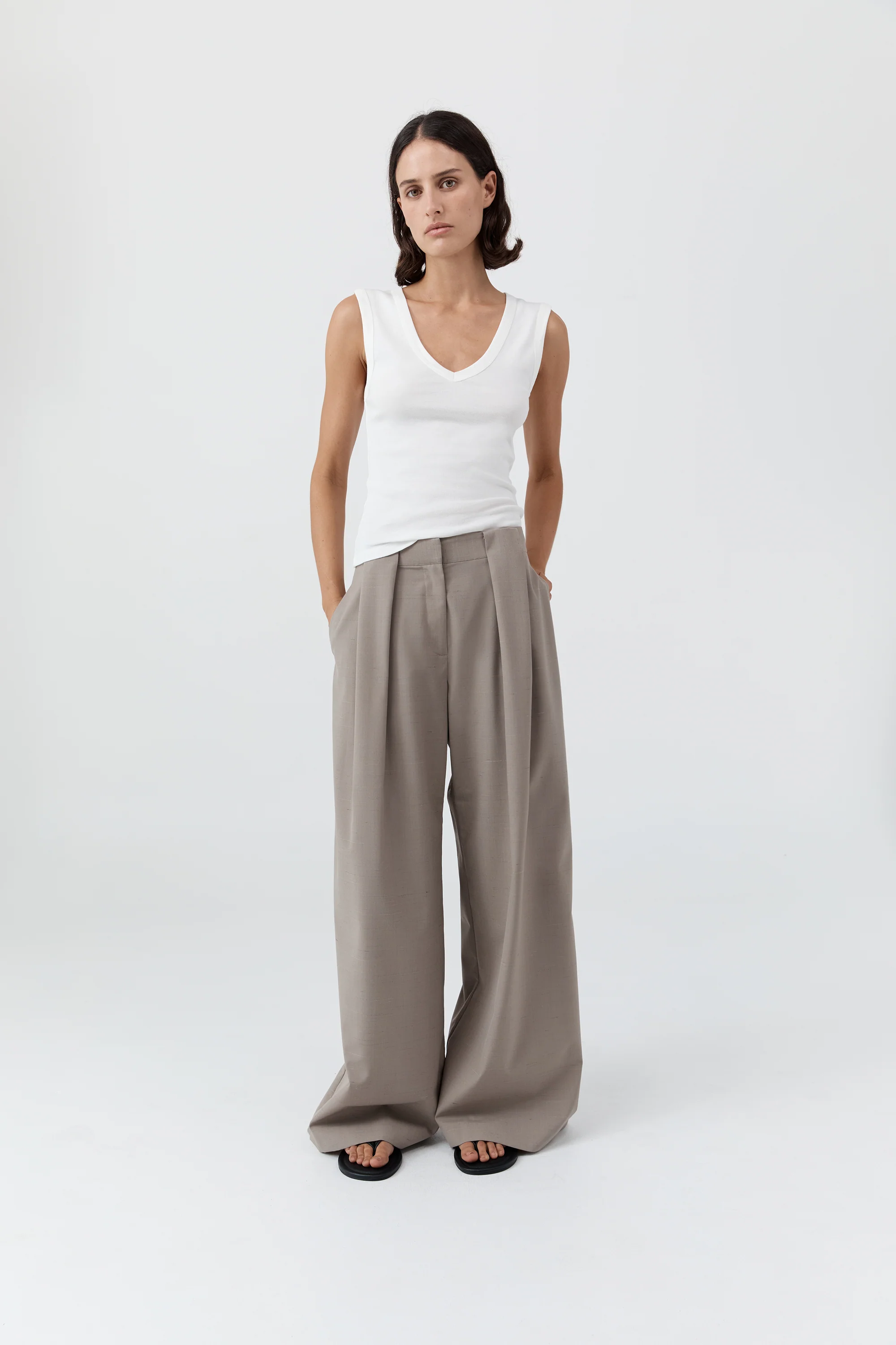 Organic Cotton 90s Top - White