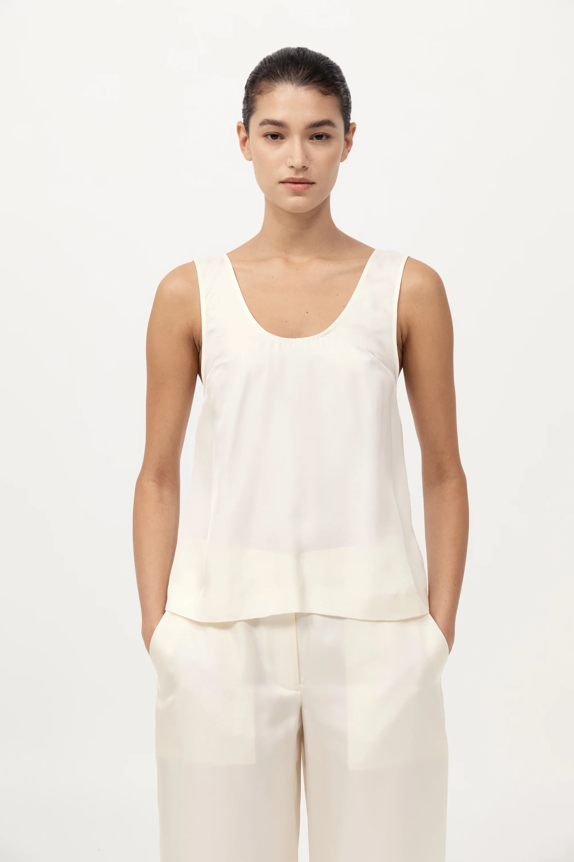 Jordan Button Up Top - Milk