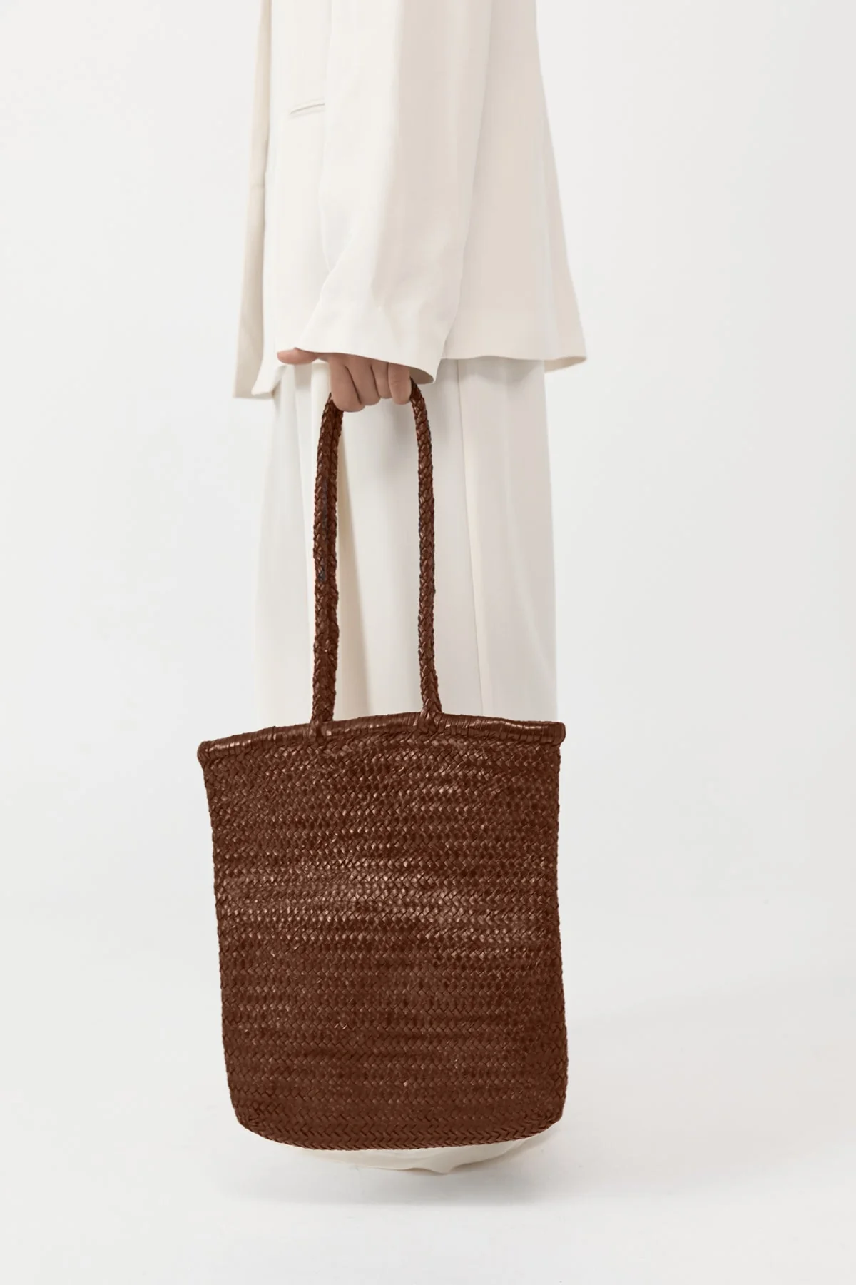 Bagu Woven Tote - Antique Tan
