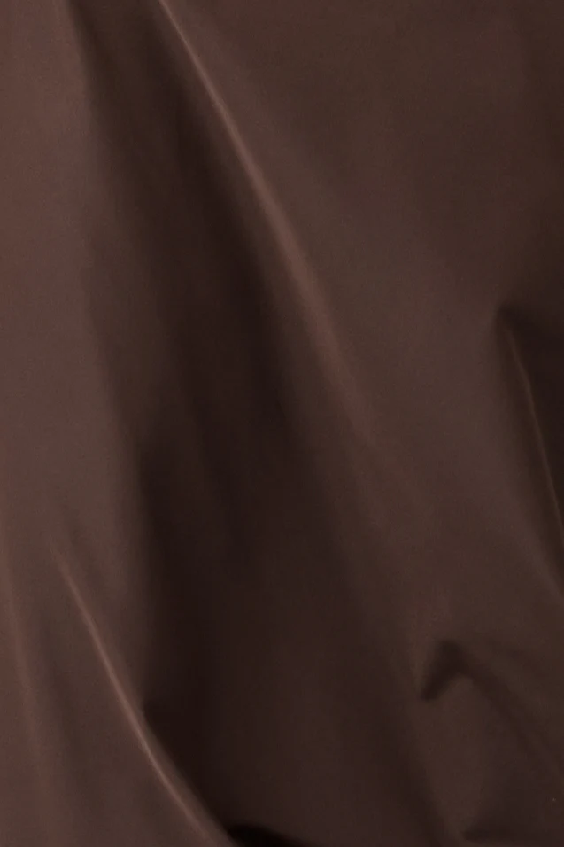 Paper Taffeta Drape Dress - Mocha