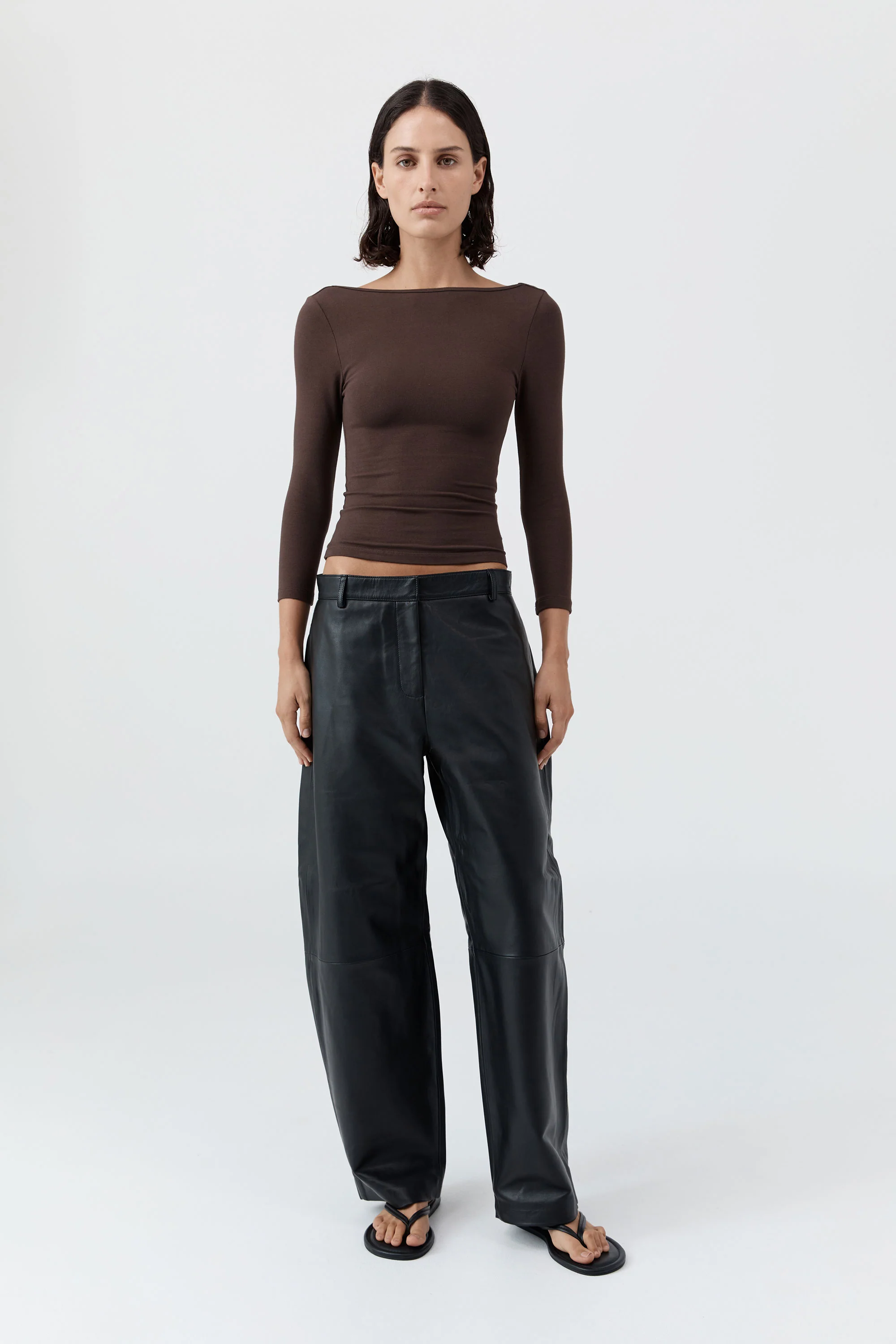 Soft Jersey Ballerina Top - Liqueur